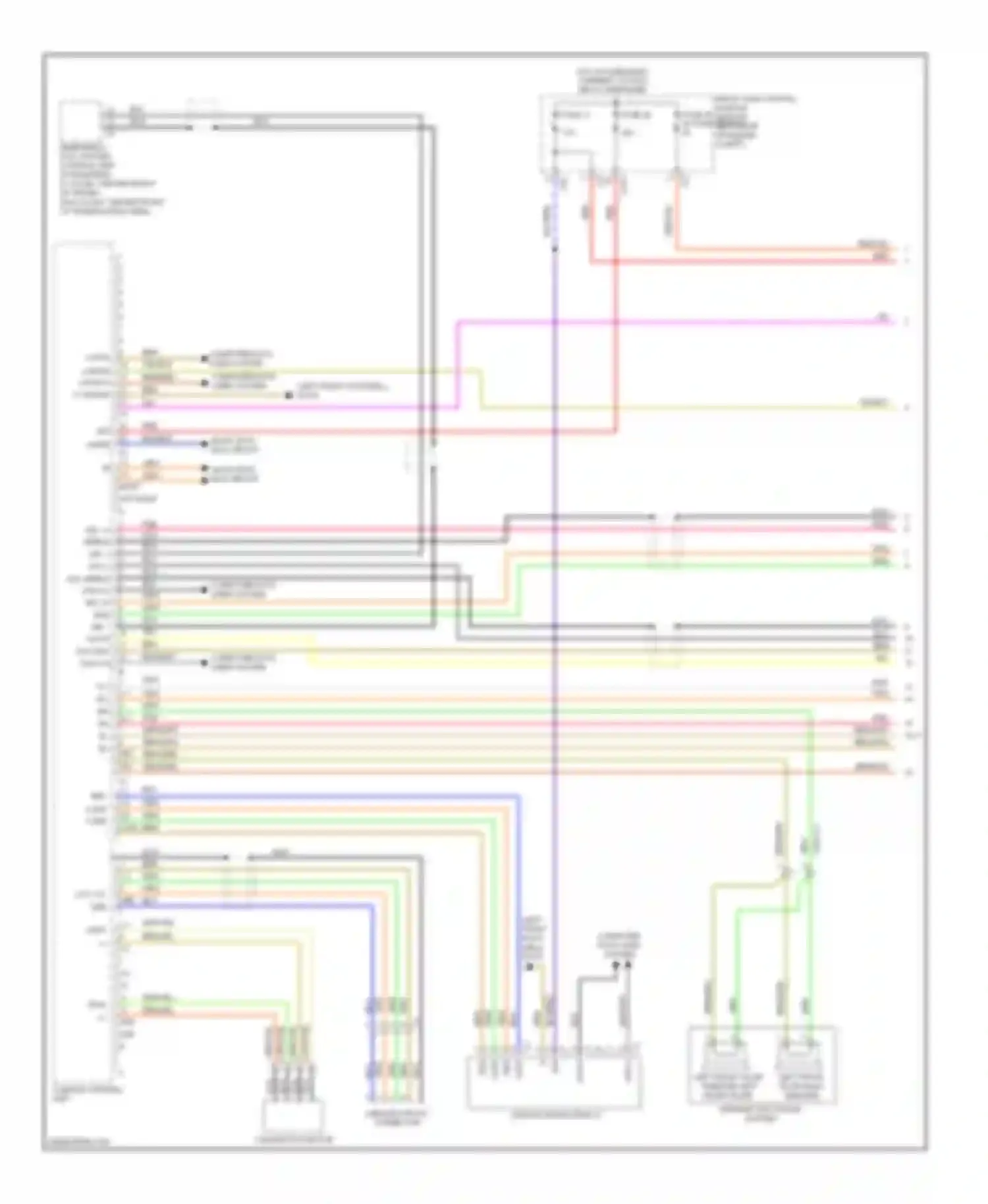 C-class Mercedes-Benz W204/S204/С204 facelift (2011-2015): Comand actuation circuit (1 of 3)