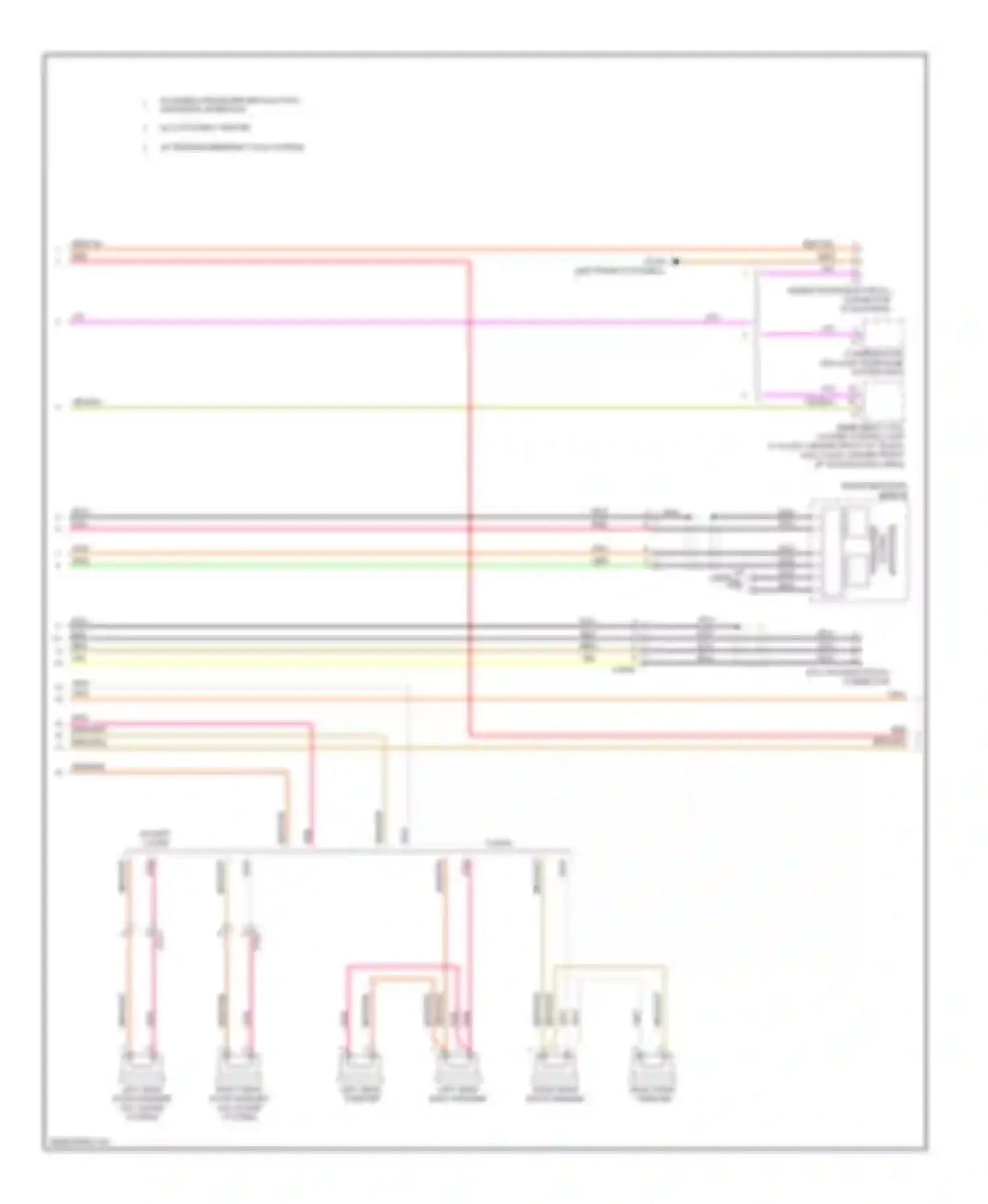 C-class Mercedes-Benz W204/S204/С204 facelift (2011-2015): Comand actuation circuit (2 of 3)