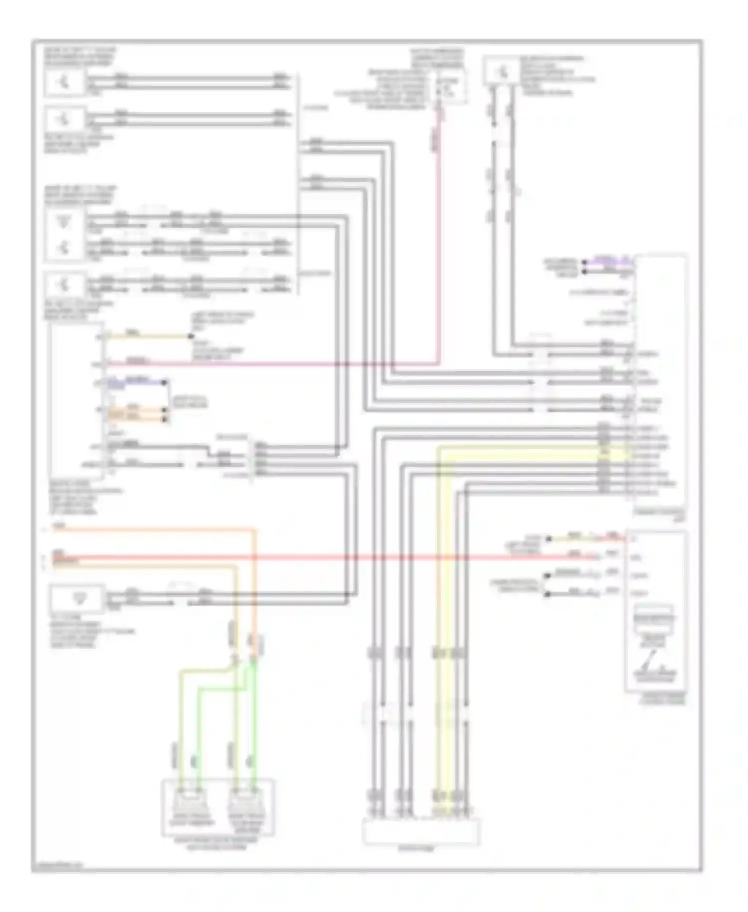 C-class Mercedes-Benz W204/S204/С204 facelift (2011-2015): Comand actuation circuit (3 of 3)