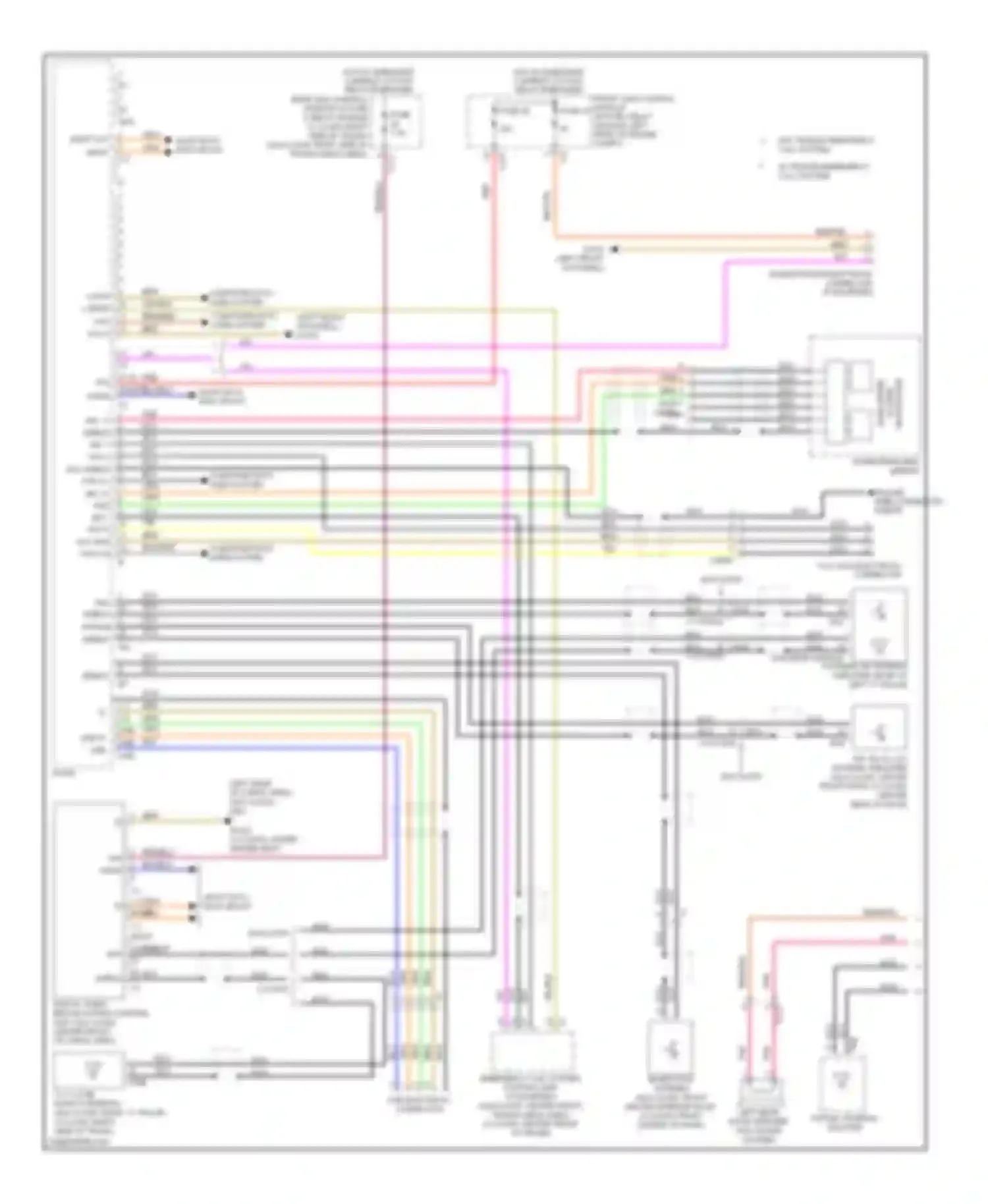 C-class Mercedes-Benz W204/S204/С204 facelift (2011-2015): Radio circuit (1 of 3)