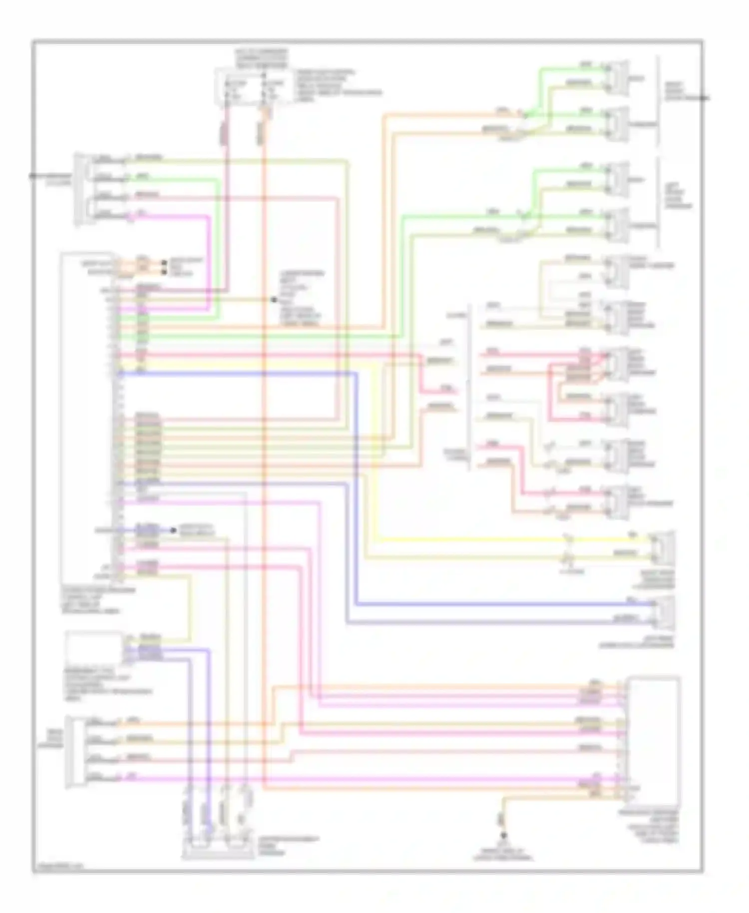 C-class Mercedes-Benz W204/S204/С204 facelift (2011-2015): Sound amplifier circuit