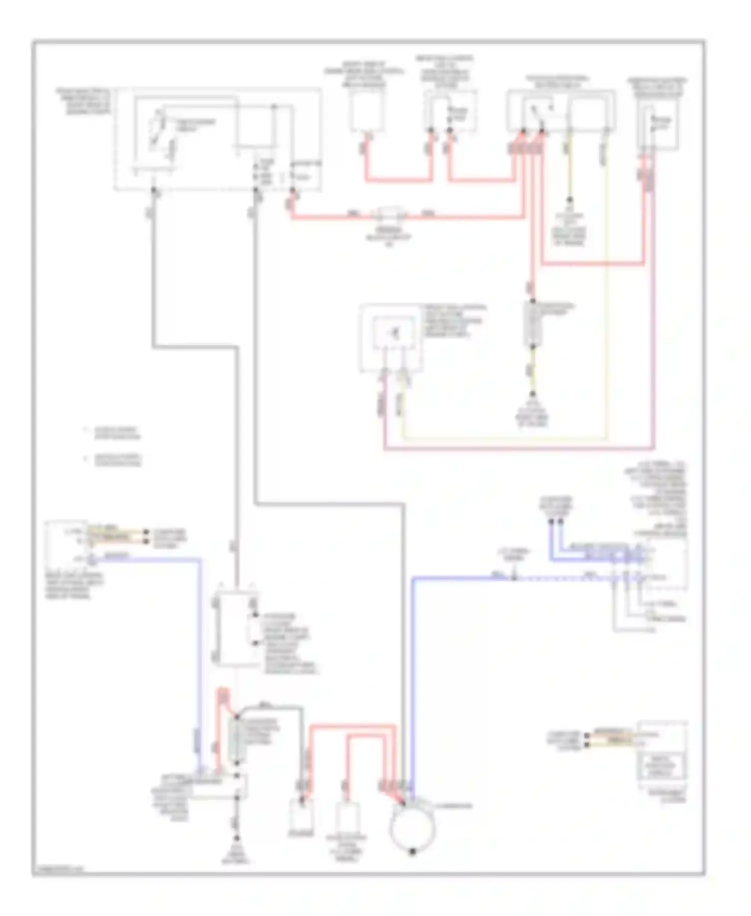 C-class Mercedes-Benz W204/S204/С204 facelift (2011-2015): Charging circuit