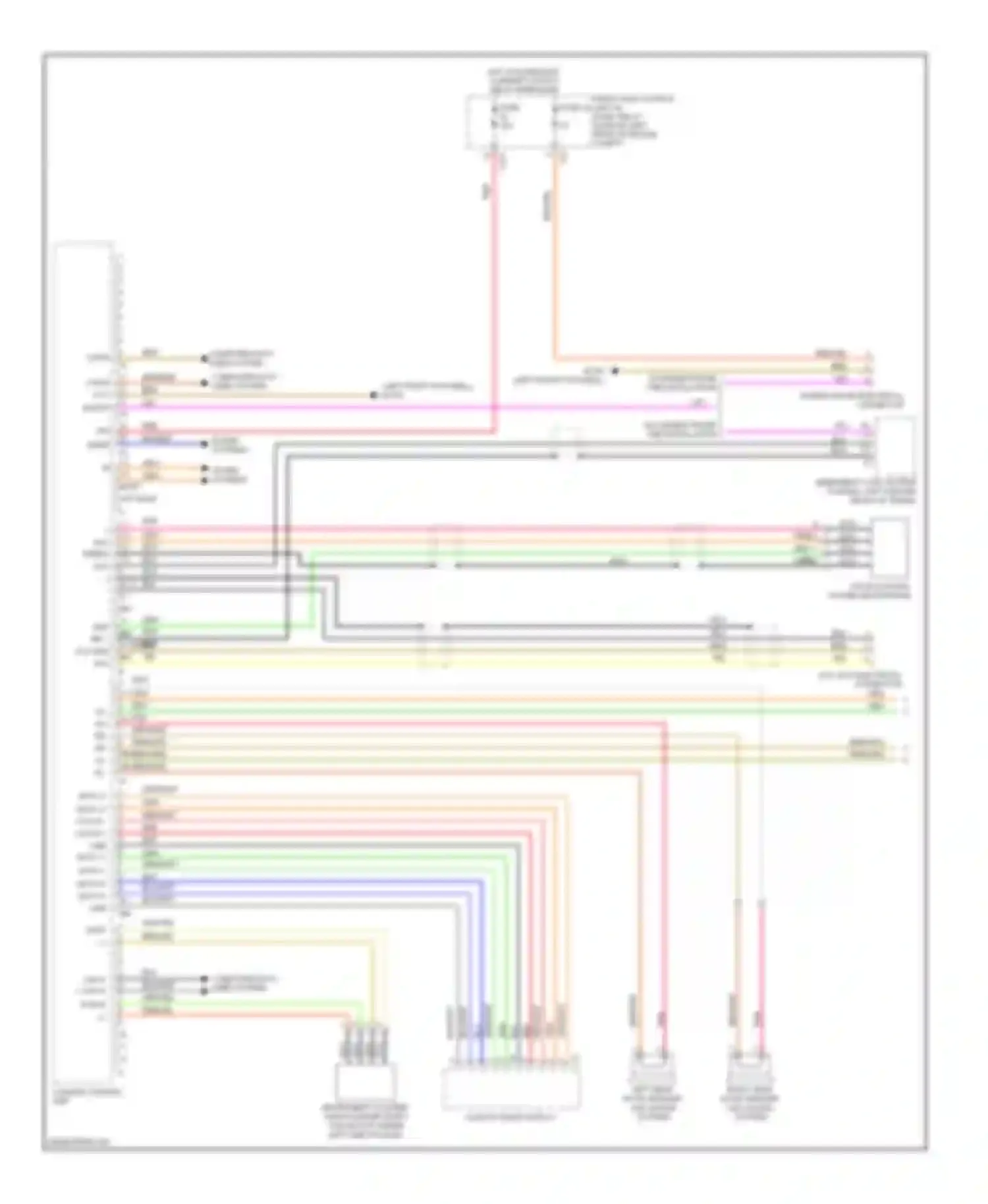 C-class AMG Mercedes-Benz W204/S204/С204 (2007-2011): Comand actuation circuit (1 of 2)