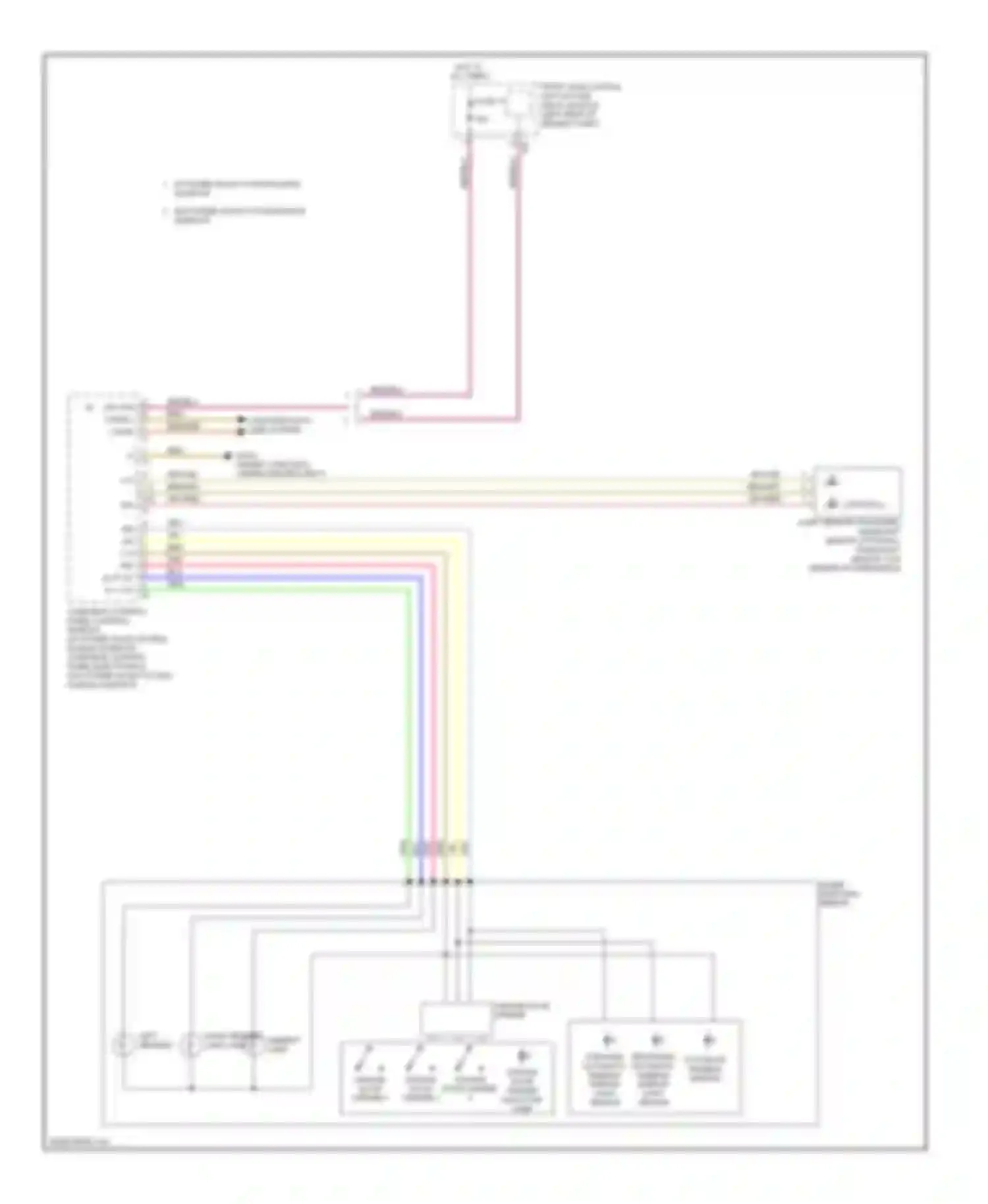 C-class AMG Mercedes-Benz W204/S204/С204 (2007-2011): Automatic day/night mirror circuit