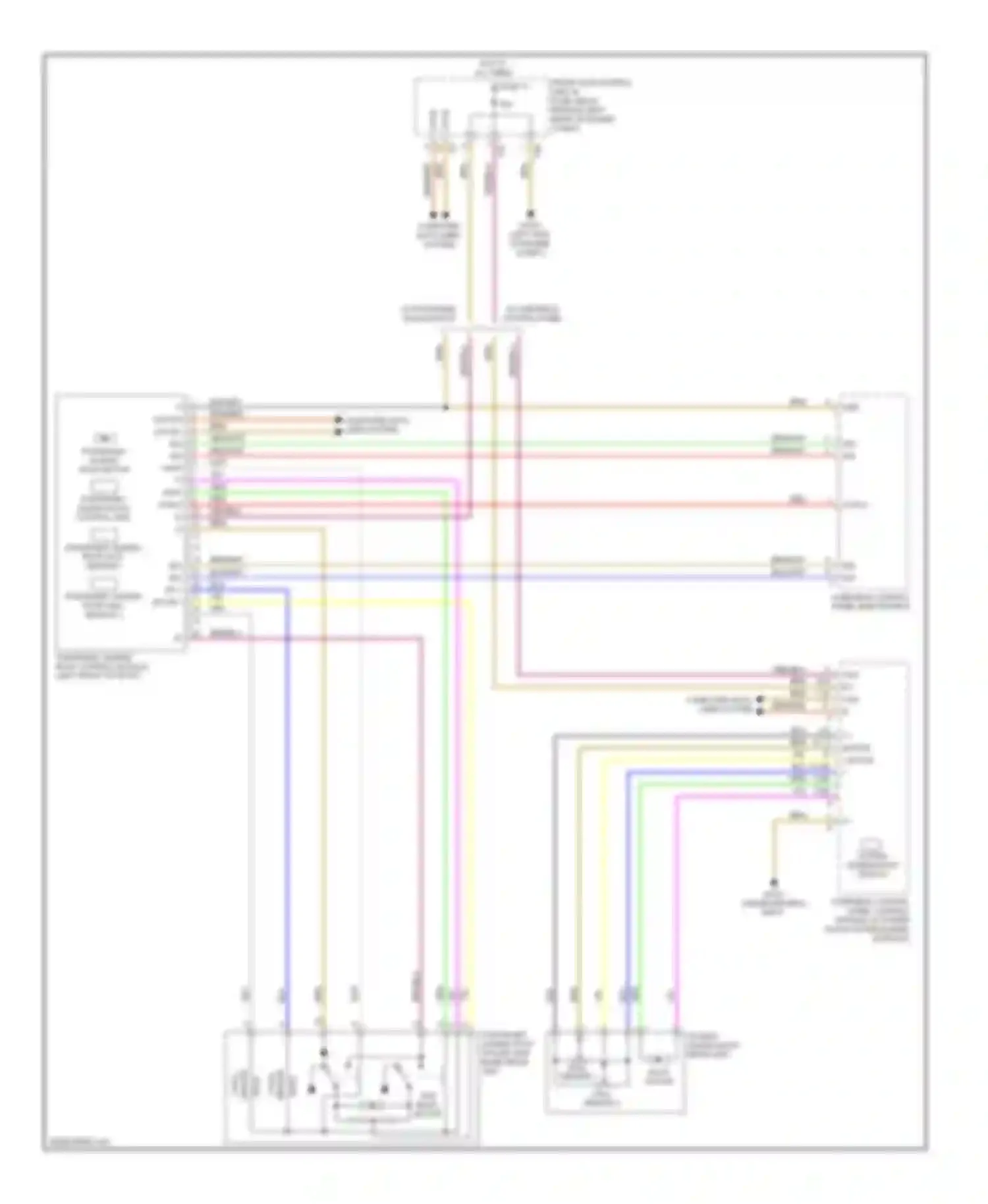 C-class AMG Mercedes-Benz W204/S204/С204 (2007-2011): Power top/sunroof circuit