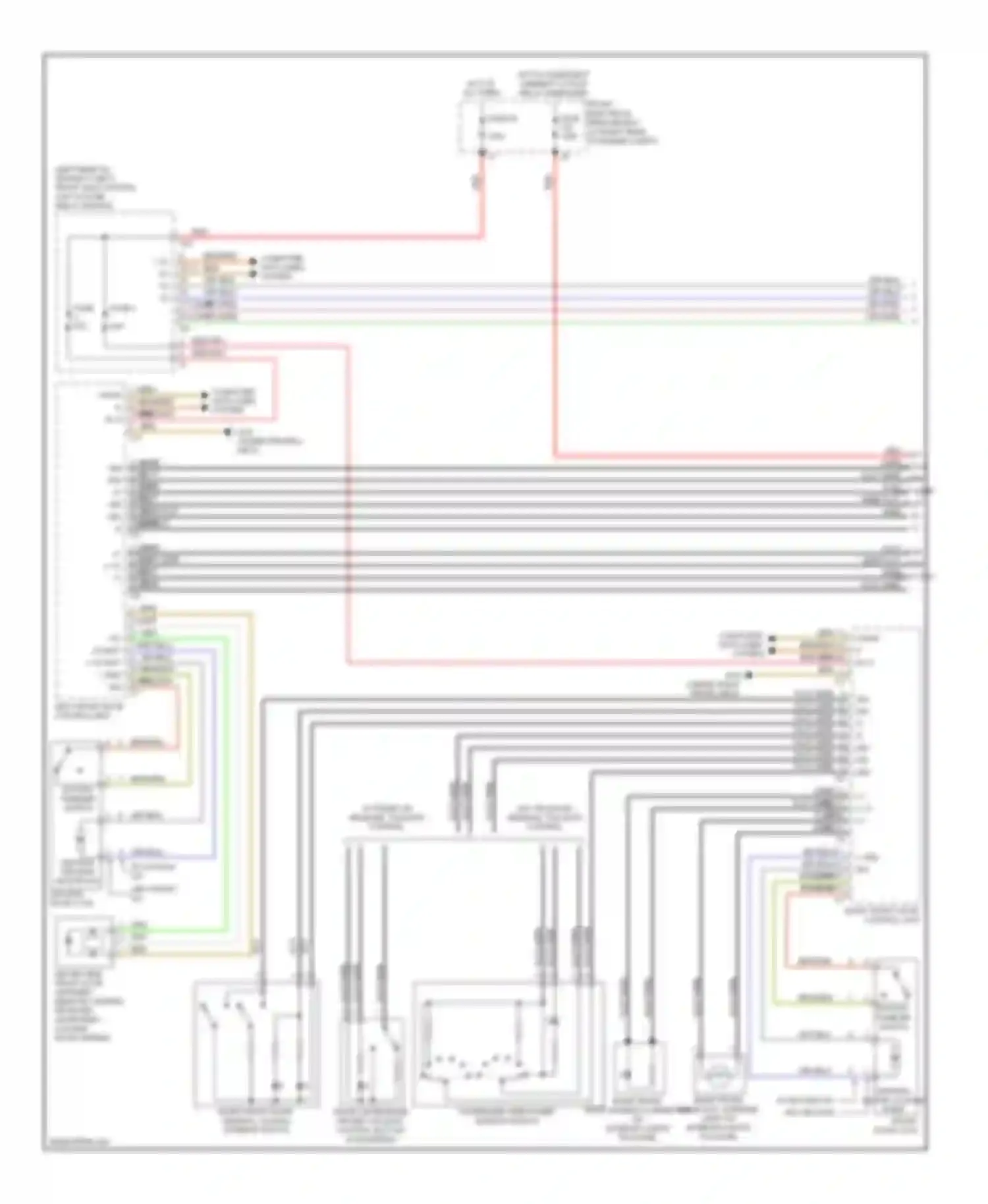 Wiring diagram 1 3 2 6 7 8 9 31 data for Mercedes-Benz C-class AMG W204/S204/С204 (2007-2011) (1 of 1)