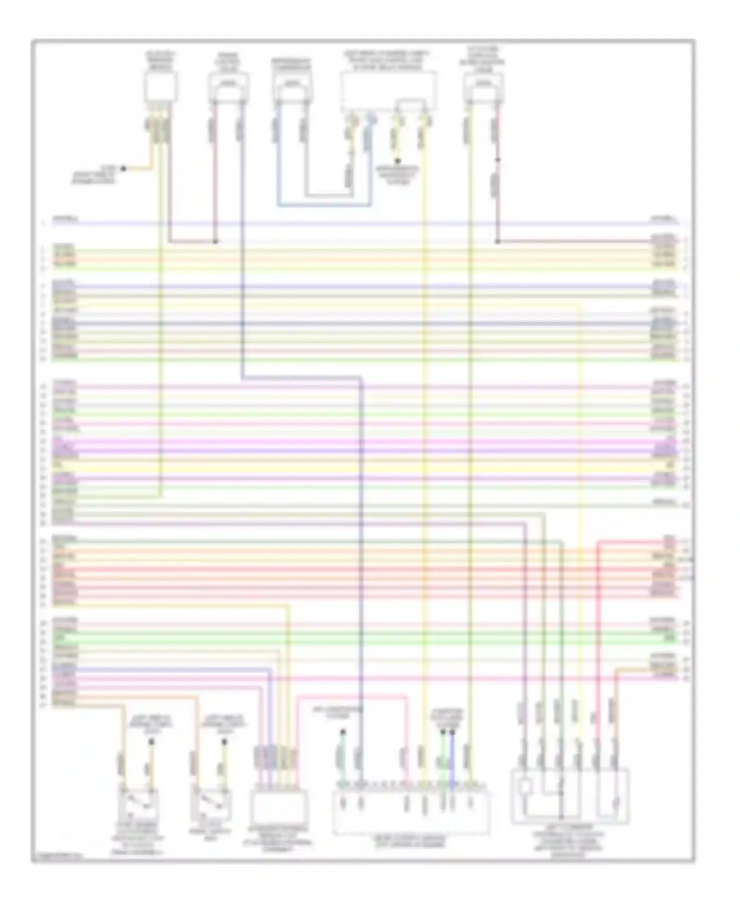 Wiring diagram activated charcoal filter shutoff valve for Mercedes-Benz C-class AMG W204/S204/С204 (2007-2011) (1 of 2)
