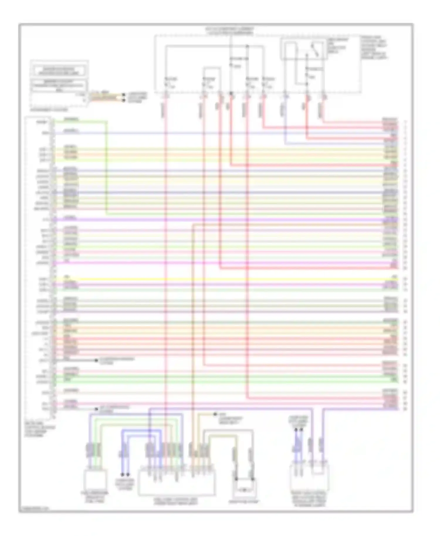 Wiring diagram computer data lines system for Mercedes-Benz C-class AMG W204/S204/С204 (2007-2011) (66 of 68)