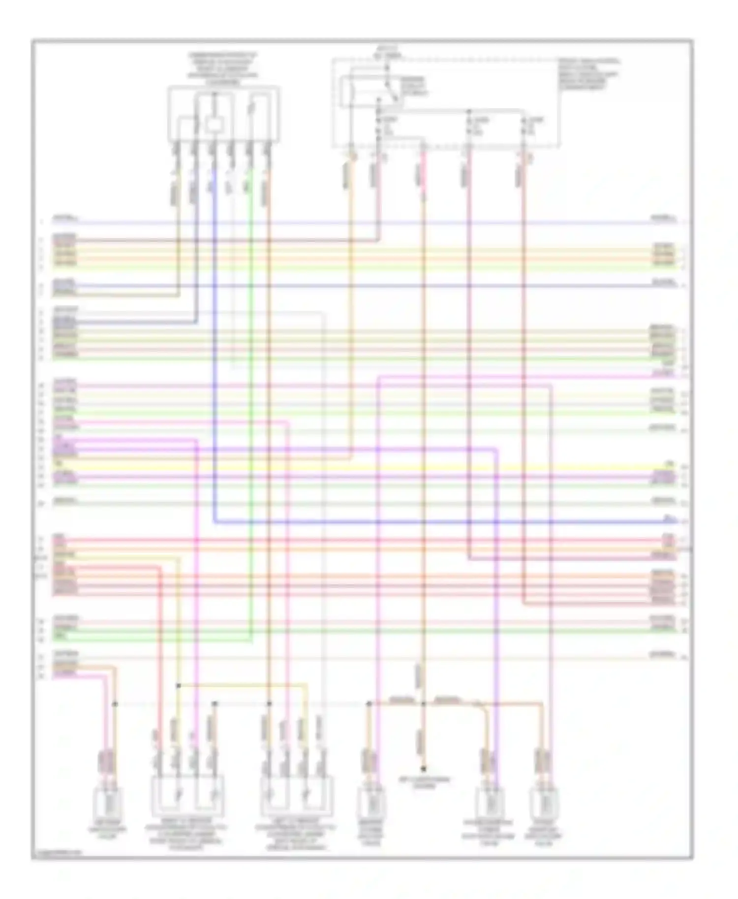 Wiring diagram engine circuit 87 relay for Mercedes-Benz C-class AMG W204/S204/С204 (2007-2011) (2 of 3)