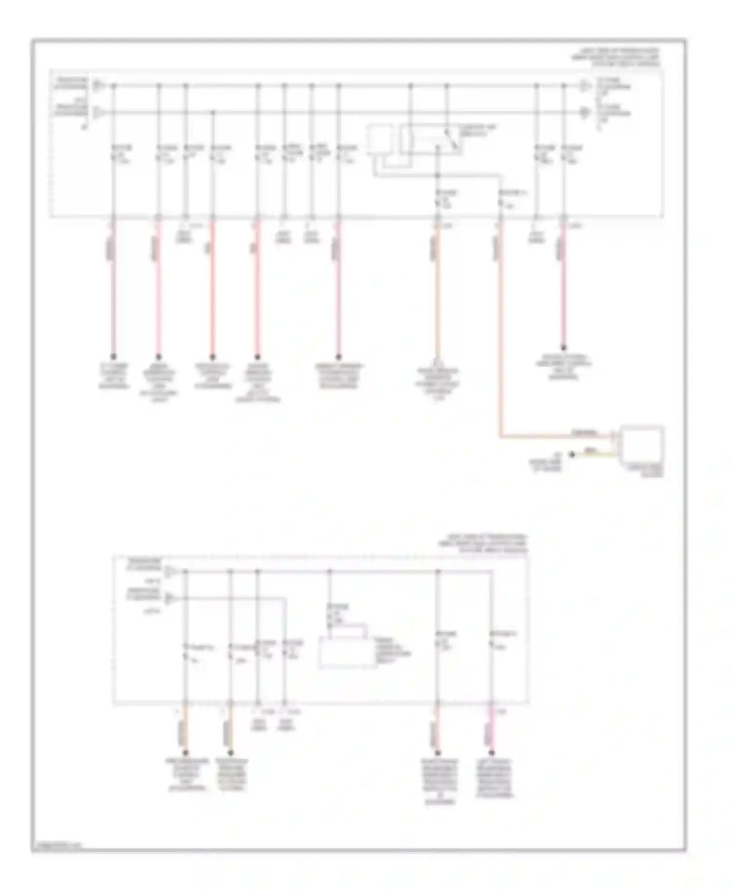 Wiring diagram fuse 67 fuse 68 res for Mercedes-Benz C-class AMG W204/S204/С204 (2007-2011) (1 of 1)