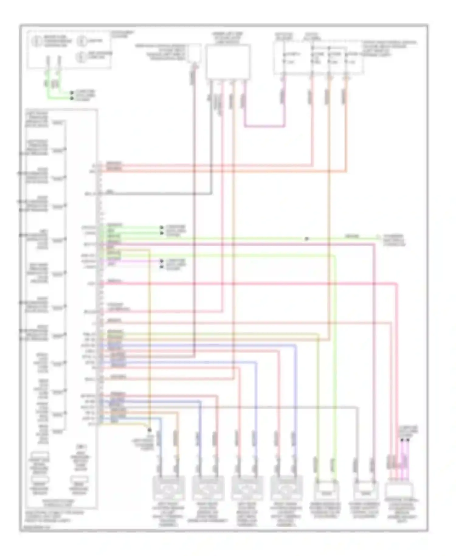 Wiring diagram hot in on or start for Mercedes-Benz C-class AMG W204/S204/С204 (2007-2011) (1 of 1)