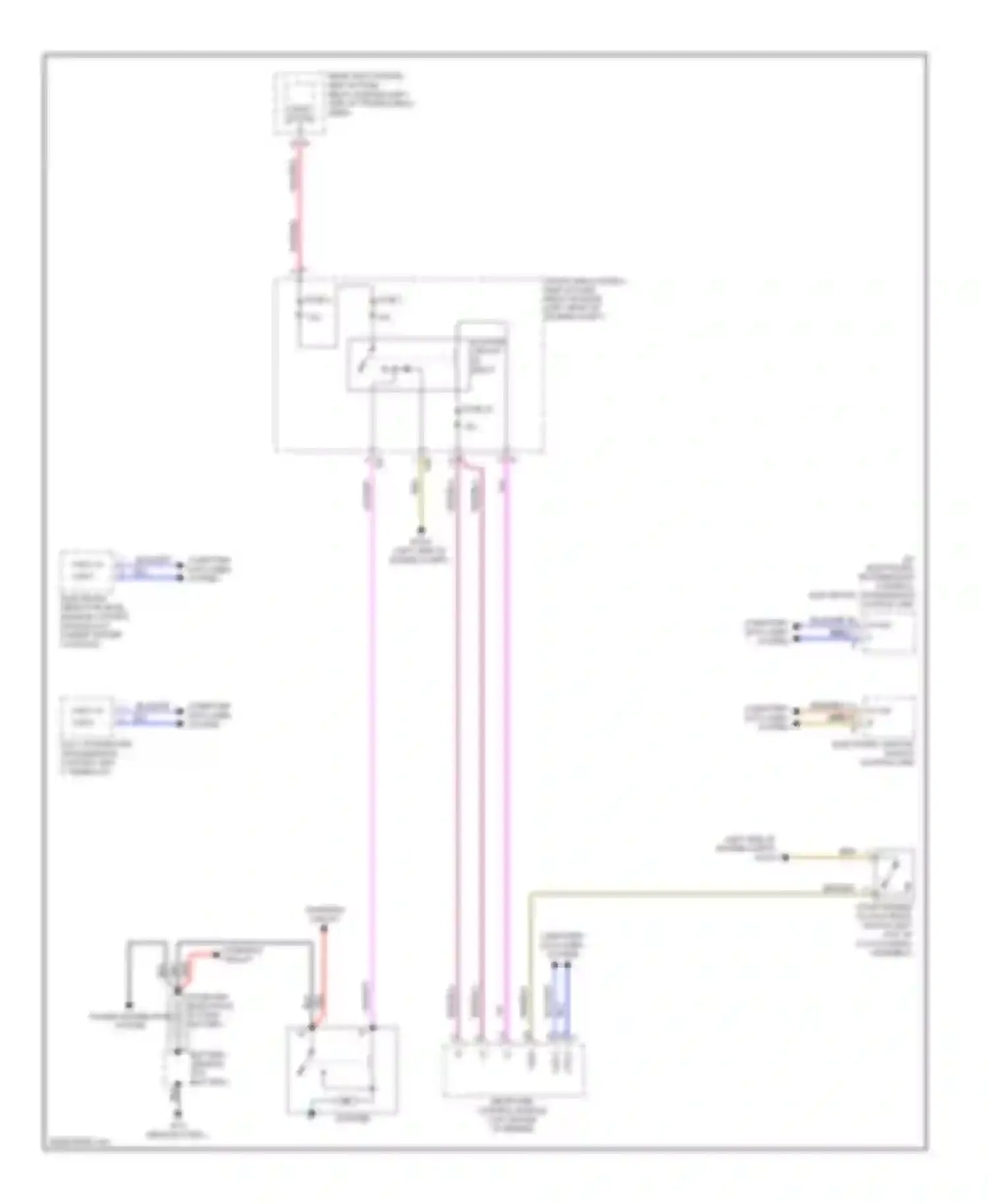 Wiring diagram power distribution system for Mercedes-Benz C-class AMG W204/S204/С204 (2007-2011) (4 of 4)