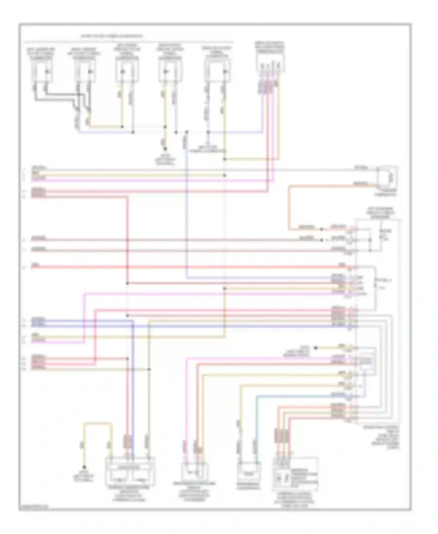 Wiring diagram refrigerant compressor for Mercedes-Benz C-class AMG W204/S204/С204 (2007-2011) (1 of 3)