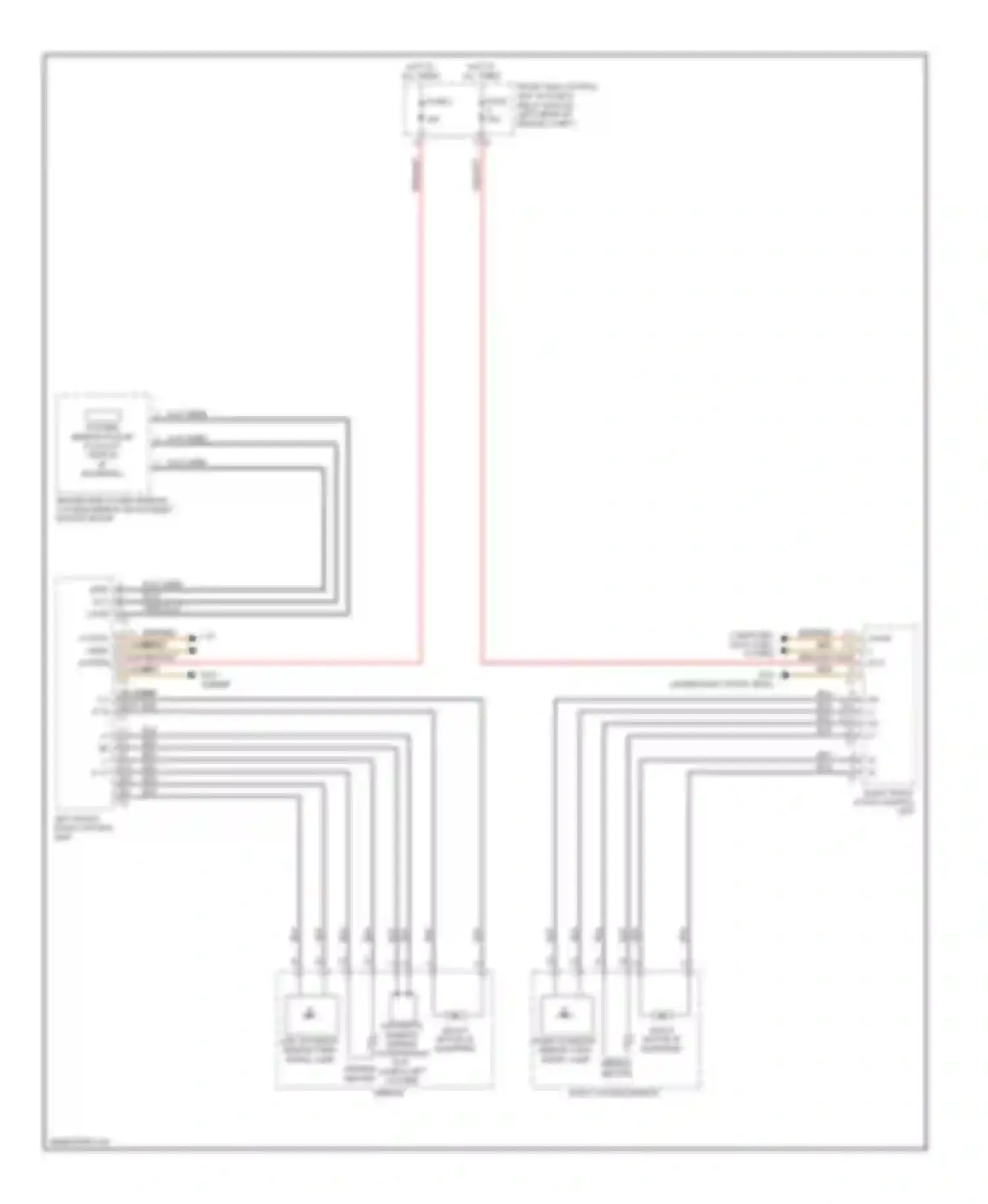 Wiring diagram right front door control unit for Mercedes-Benz C-class AMG W204/S204/С204 (2007-2011) (4 of 10)