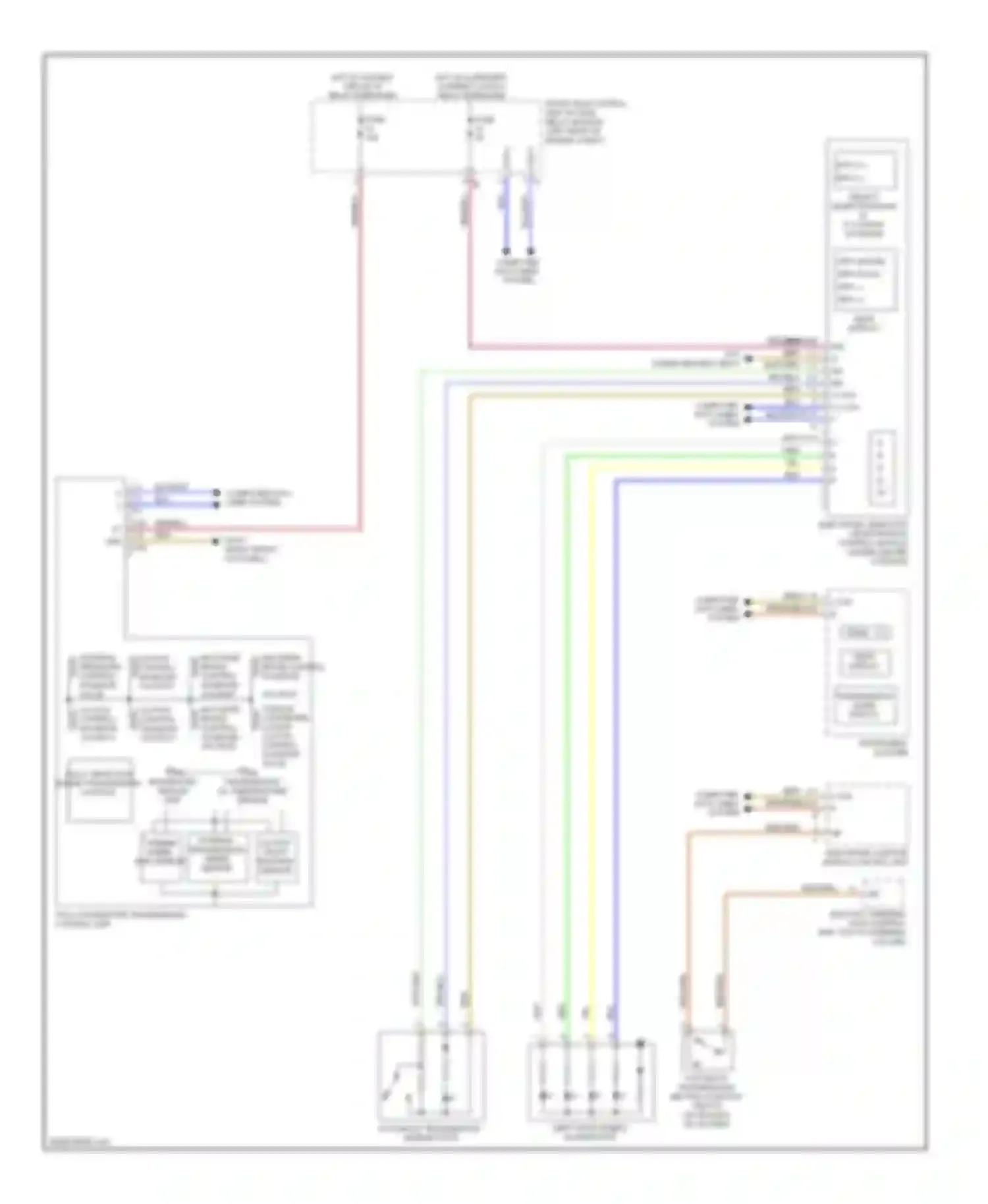 Wiring diagram shift gate symbol illumination for Mercedes-Benz C-class AMG W204/S204/С204 (2007-2011) (3 of 3)