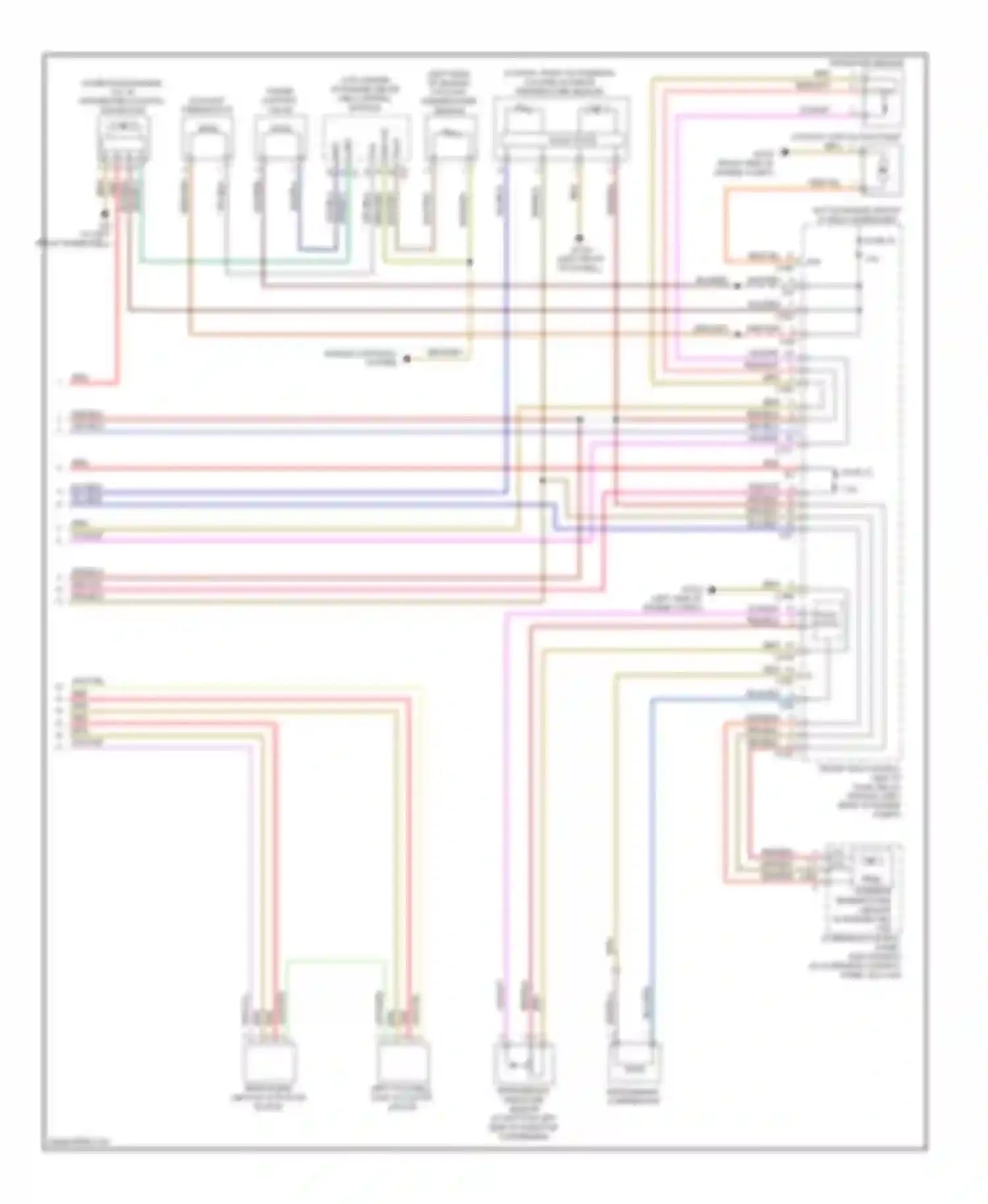 Wiring diagram solid state for Mercedes-Benz C-class AMG W204/S204/С204 (2007-2011) (2 of 3)