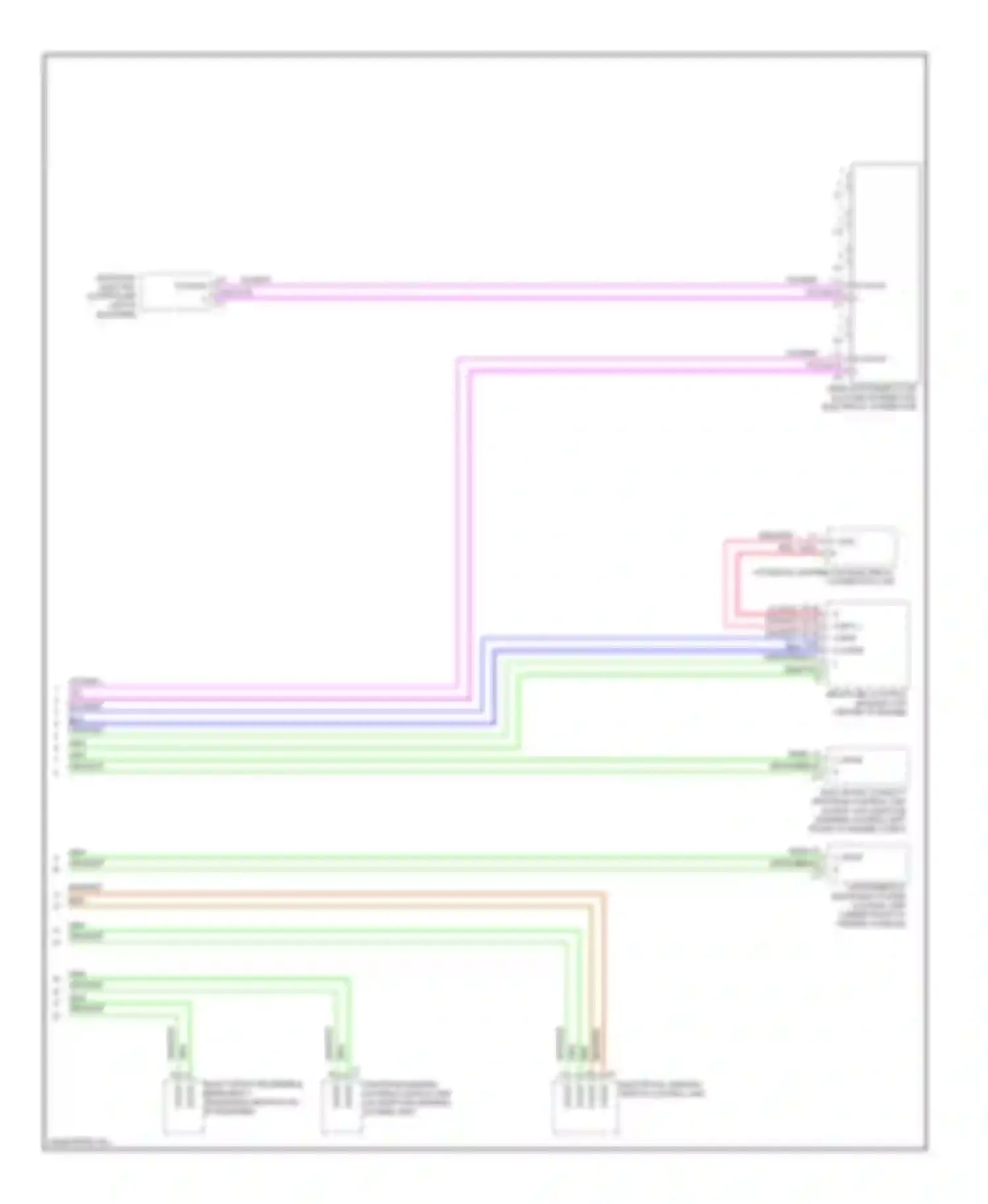 C-class Mercedes-Benz W204/S204 (2006-2011): High/low bus circuit (4 of 4)