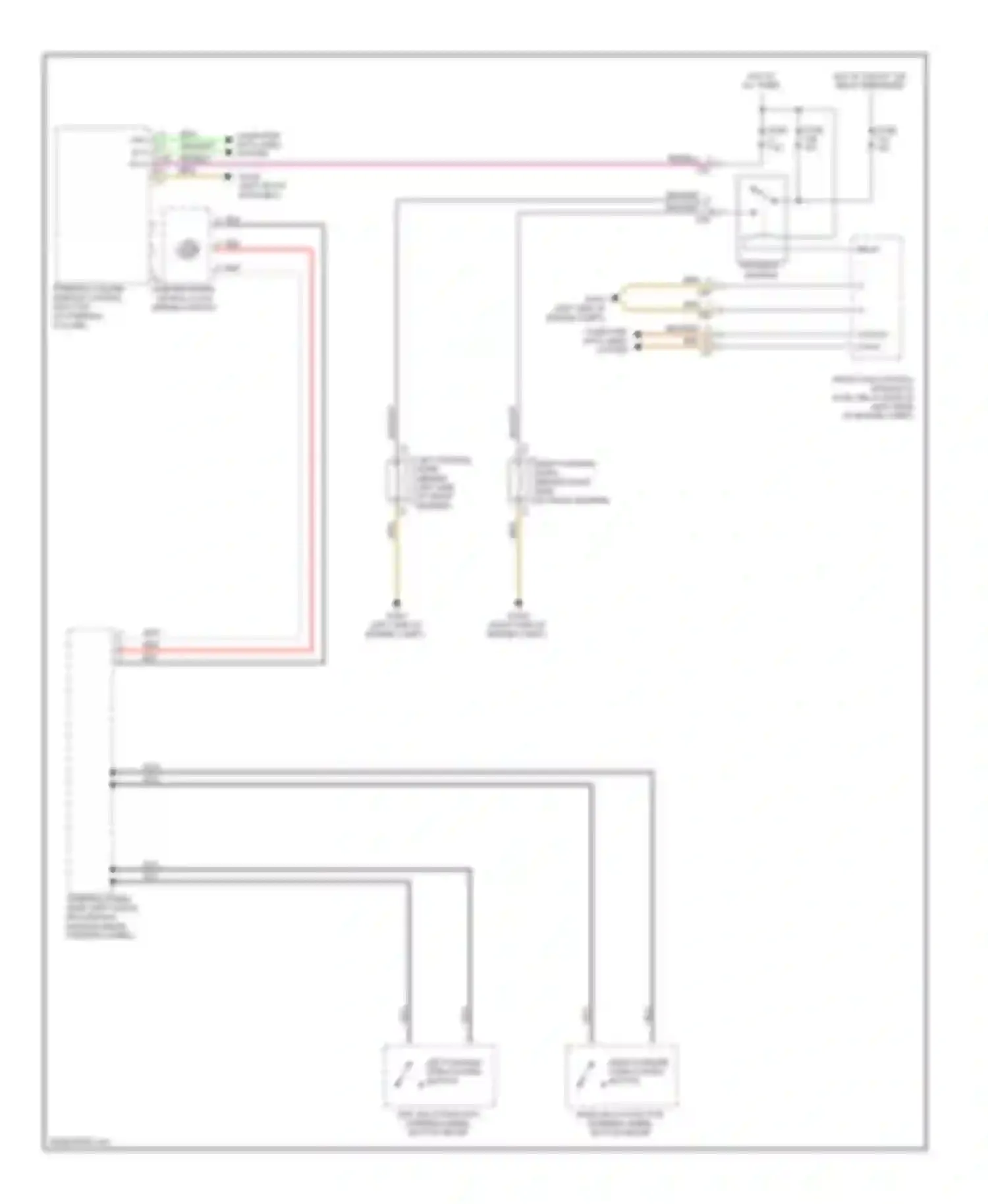 C-class Mercedes-Benz W204/S204 (2006-2011): Horn circuit