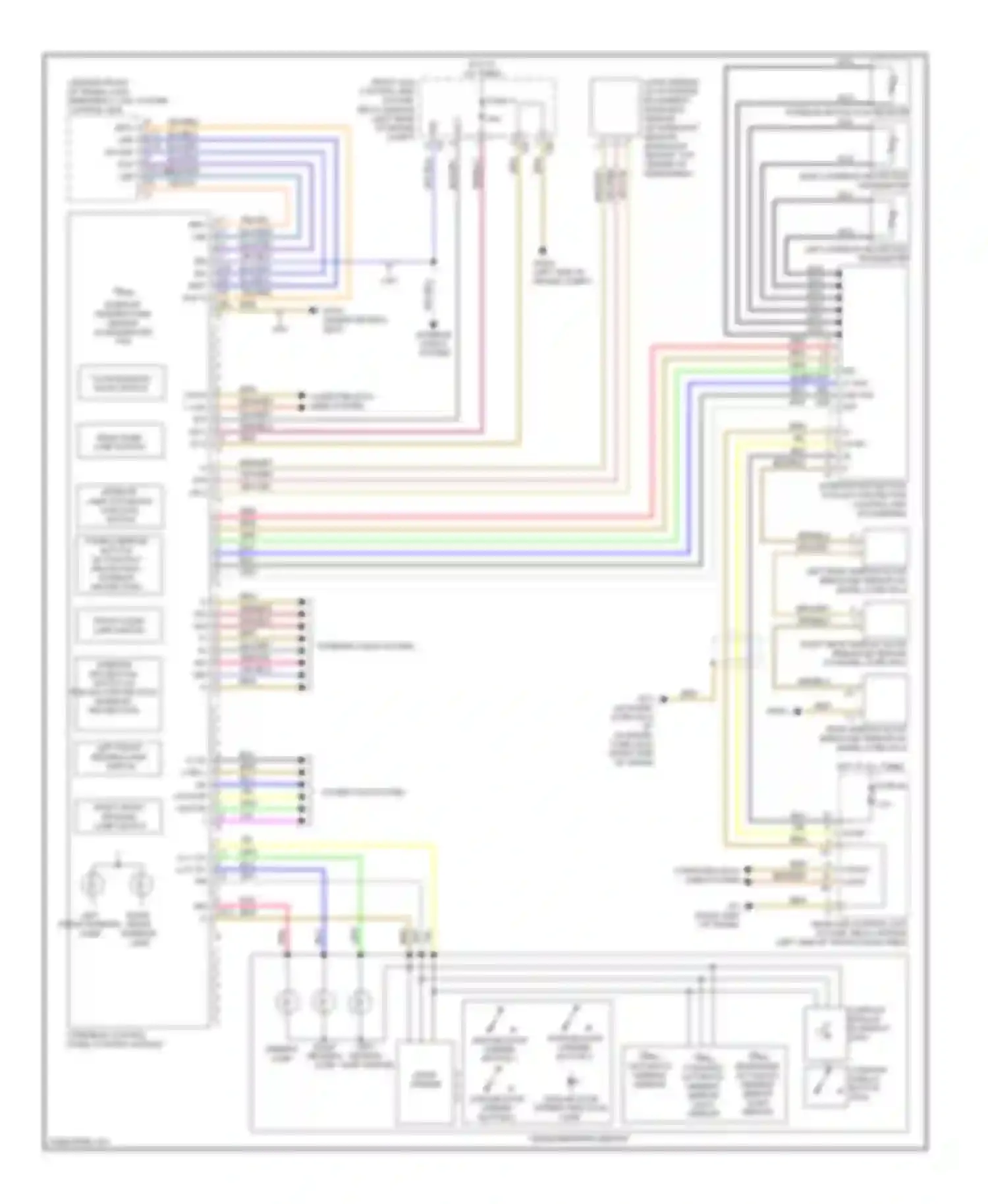 C-class Mercedes-Benz W204/S204 (2006-2011): Overhead console circuit, with sunroof