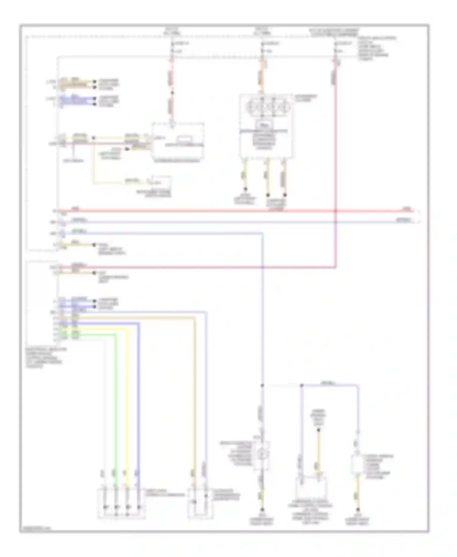 C-class Mercedes-Benz W204/S204 (2006-2011): Instrument illumination circuit (1 of 2)