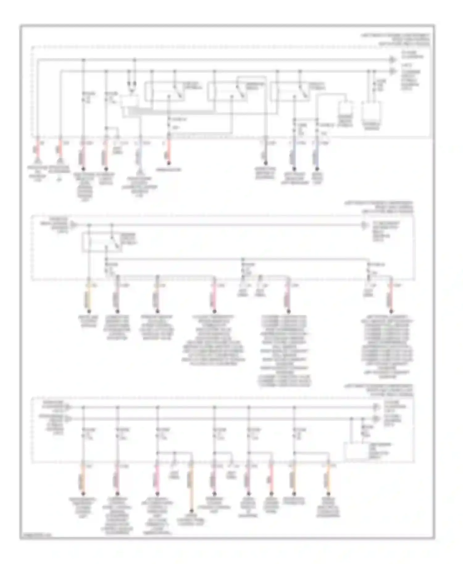 C-class Mercedes-Benz W204/S204 (2006-2011): Power distribution circuit (4 of 5)