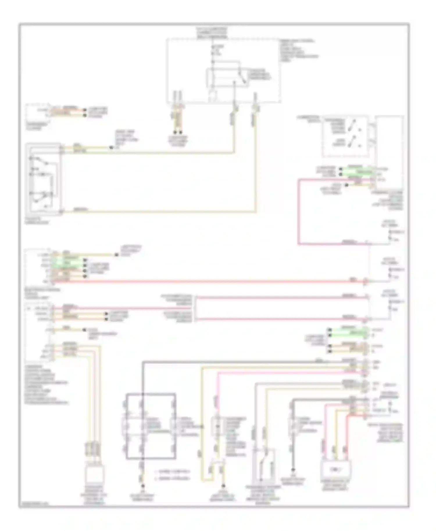 C-class Mercedes-Benz W204/S204 (2006-2011): Wiper/washer circuit