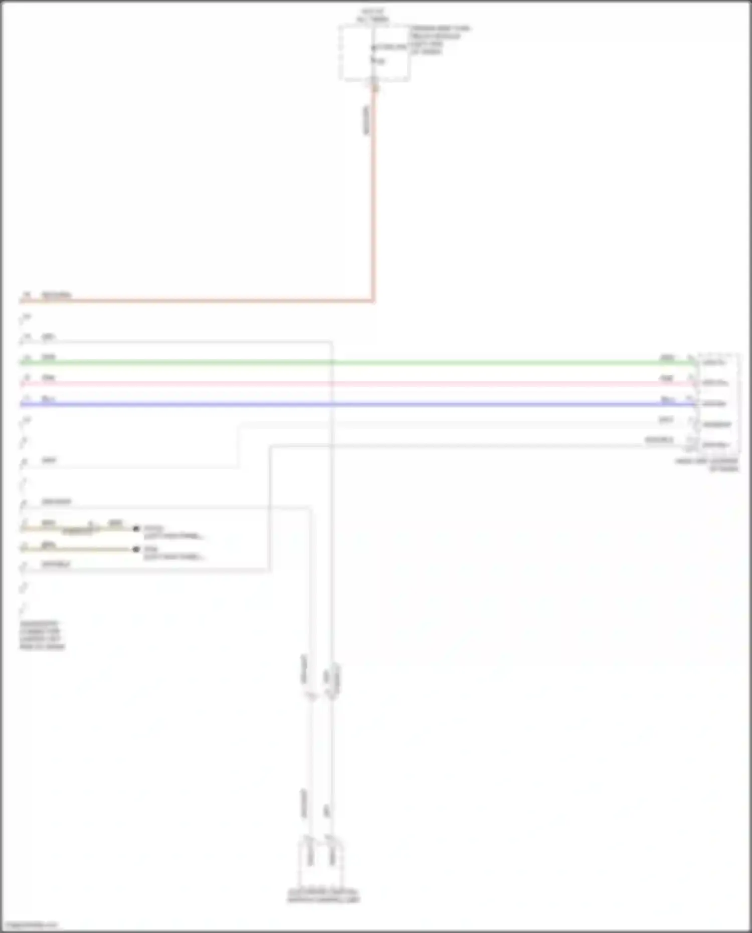 C-class Mercedes-Benz W205/S205/C205/A205 facelift (2018-2021): Data link connector circuit