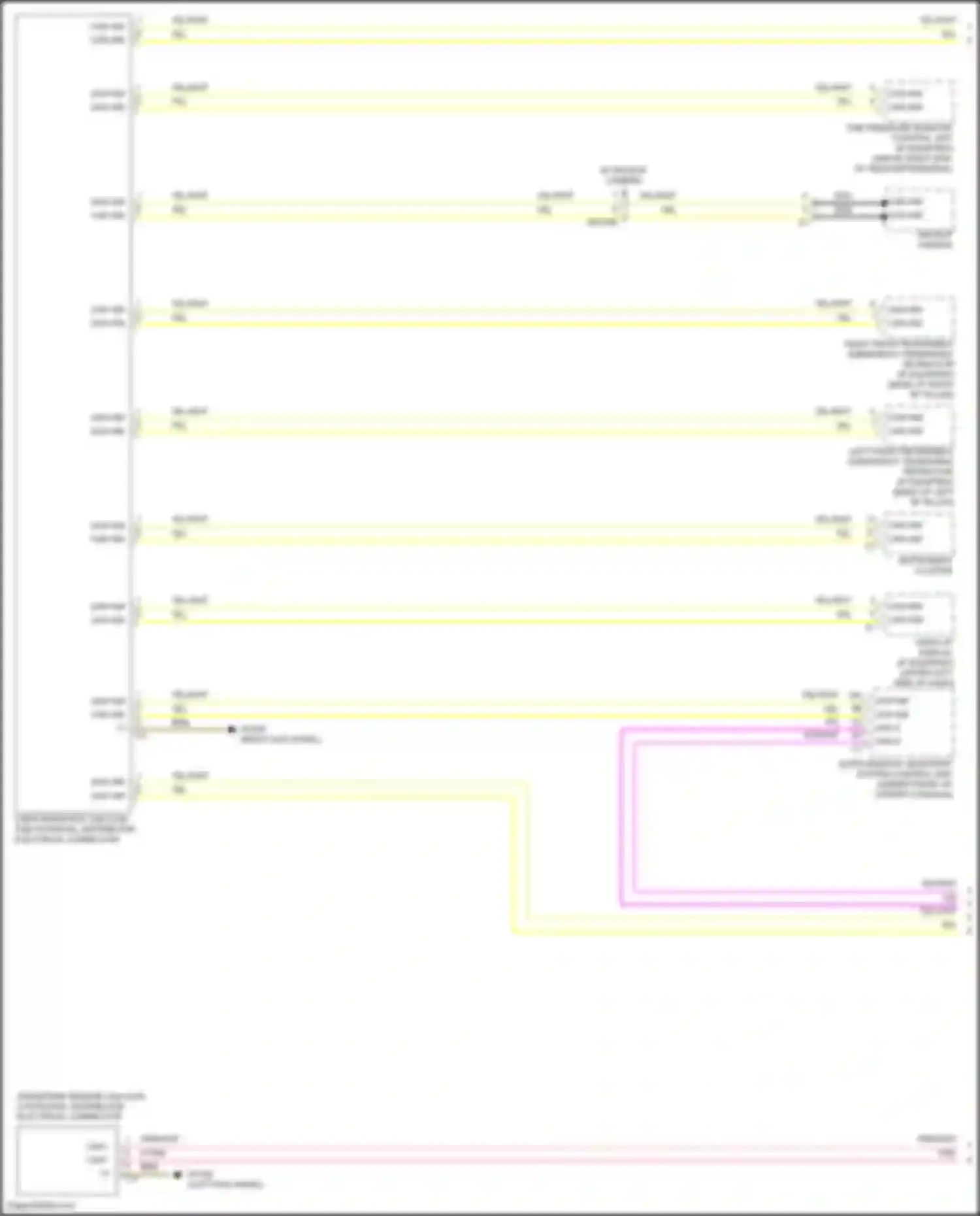 C-class Mercedes-Benz W205/S205/C205/A205 facelift (2018-2021): High/low bus circuit (1 of 6)