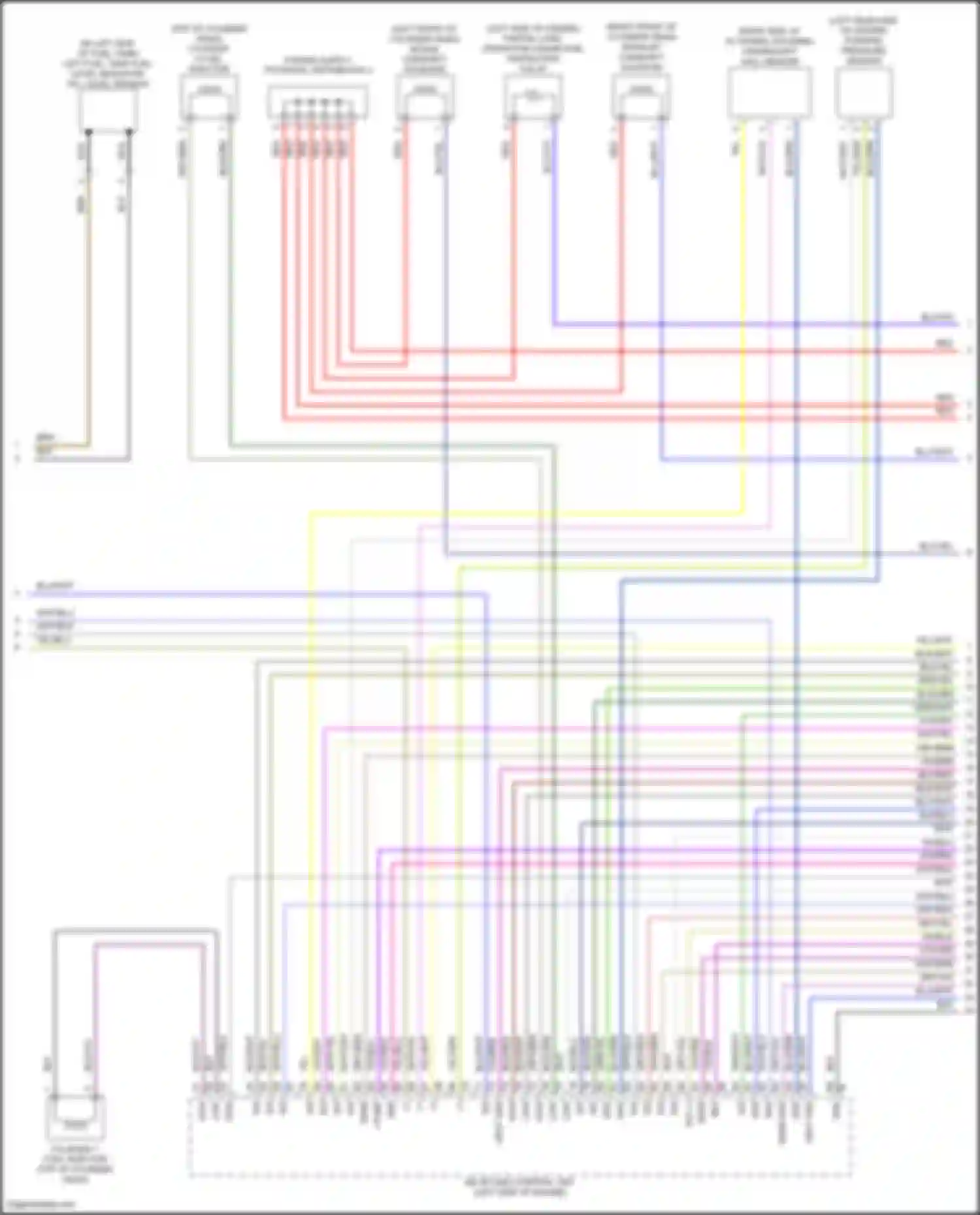 C-class Mercedes-Benz W205/S205/C205/A205 facelift (2018-2021): Wiring diagram engine performance 2.0l turbo (5 of 8)