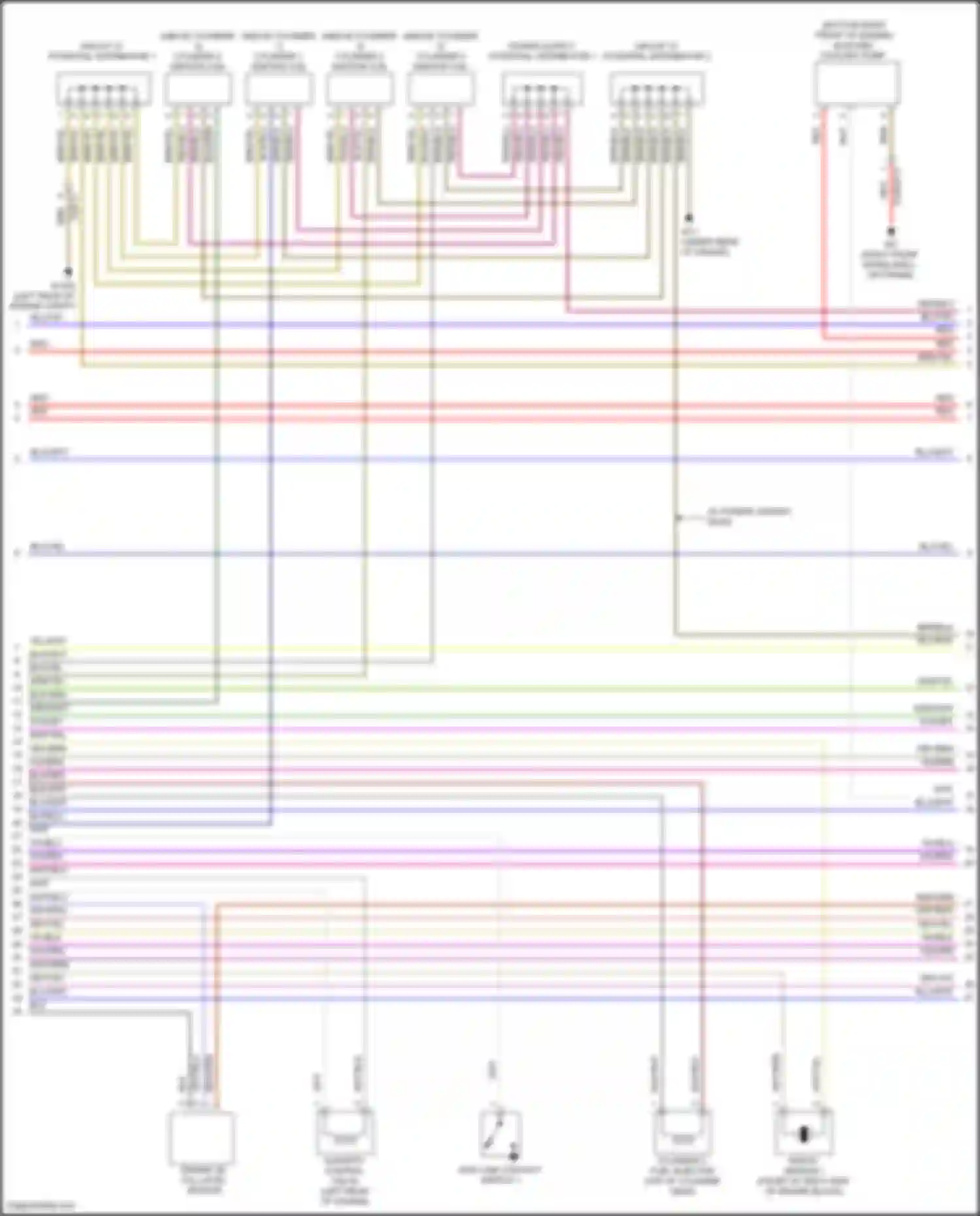 C-class Mercedes-Benz W205/S205/C205/A205 facelift (2018-2021): Wiring diagram engine performance 2.0l turbo (6 of 8)