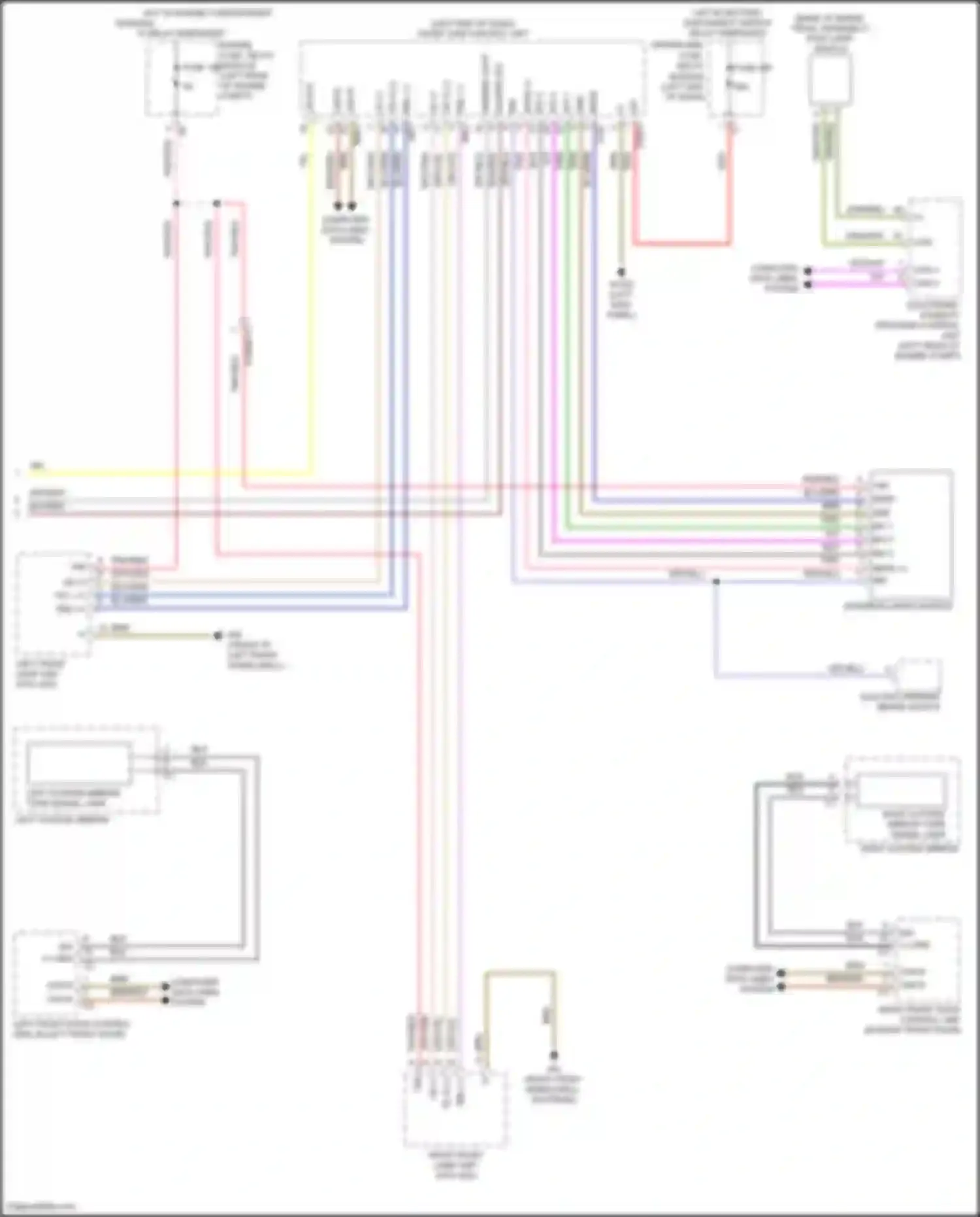 C-class Mercedes-Benz W205/S205/C205/A205 facelift (2018-2021): Exterior lamps circuit (3 of 3)