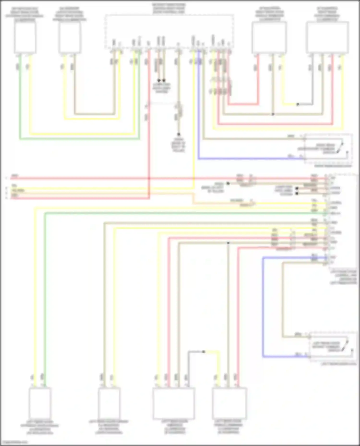 C-class Mercedes-Benz W205/S205/C205/A205 facelift (2018-2021): Courtesy lamps circuit (6 of 6)