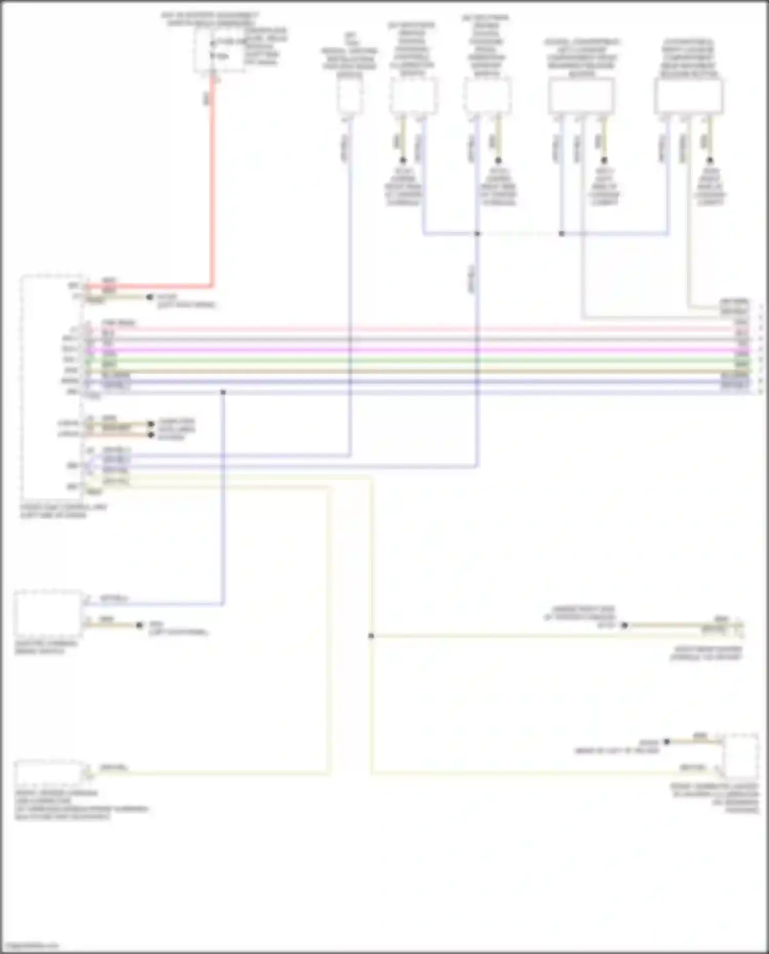 C-class Mercedes-Benz W205/S205/C205/A205 facelift (2018-2021): Instrument illumination circuit (1 of 3)