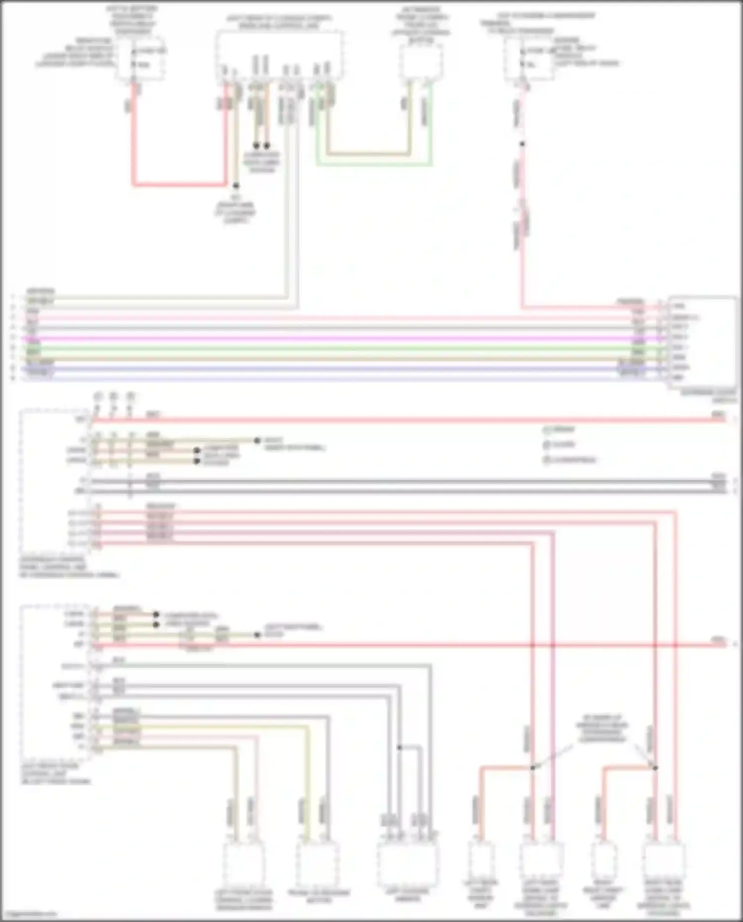 C-class Mercedes-Benz W205/S205/C205/A205 facelift (2018-2021): Instrument illumination circuit (2 of 3)