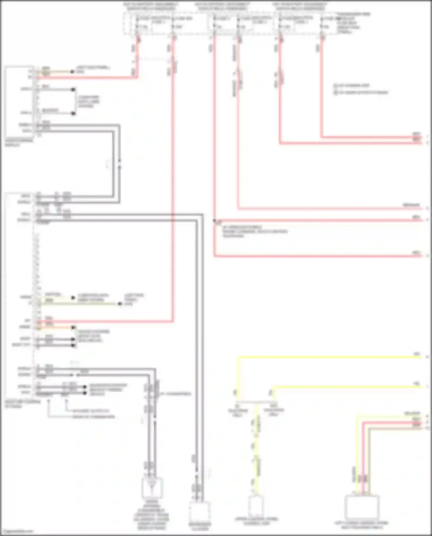 C-class Mercedes-Benz W205/S205/C205/A205 facelift (2018-2021): Comand actuation circuit (1 of 6)