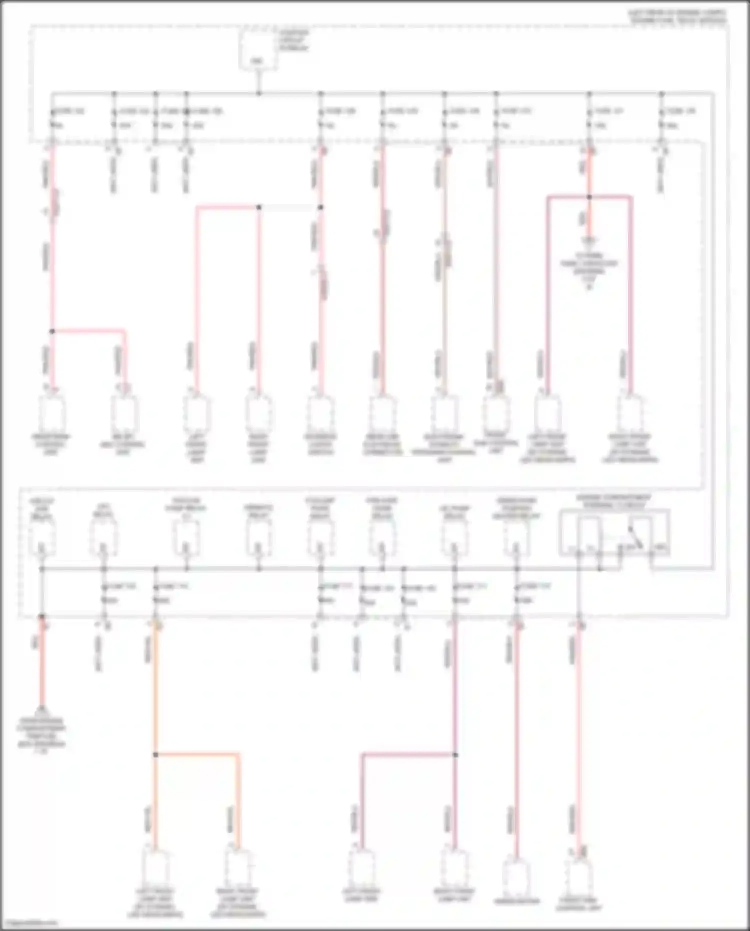 C-class Mercedes-Benz W205/S205/C205/A205 facelift (2018-2021): Power distribution circuit (3 of 8)