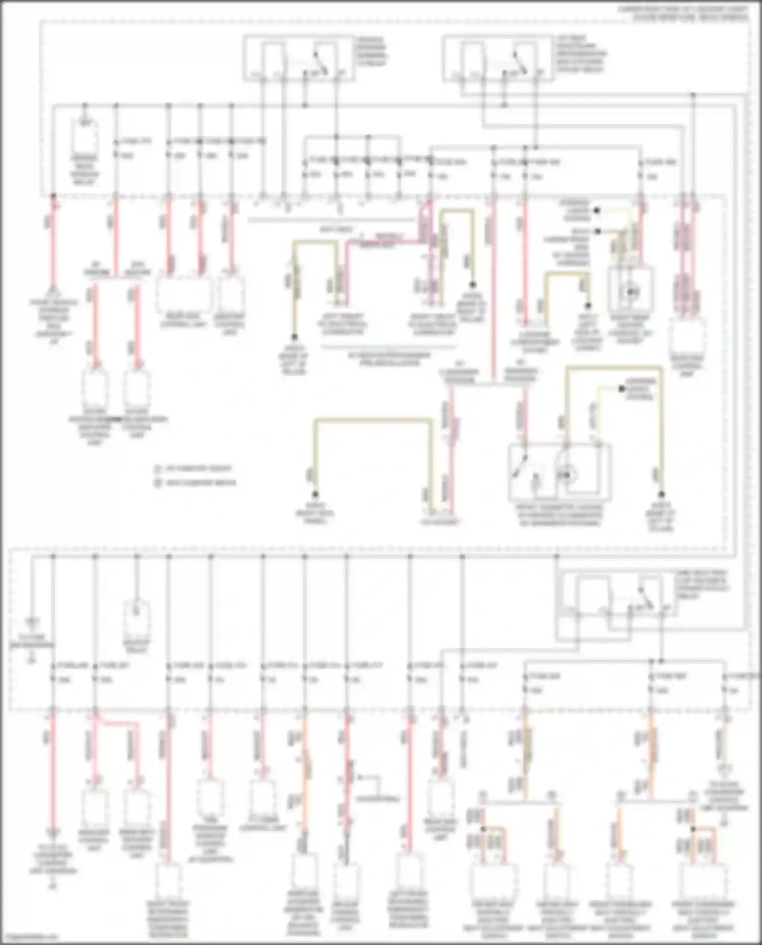 C-class Mercedes-Benz W205/S205/C205/A205 facelift (2018-2021): Power distribution circuit (4 of 8)