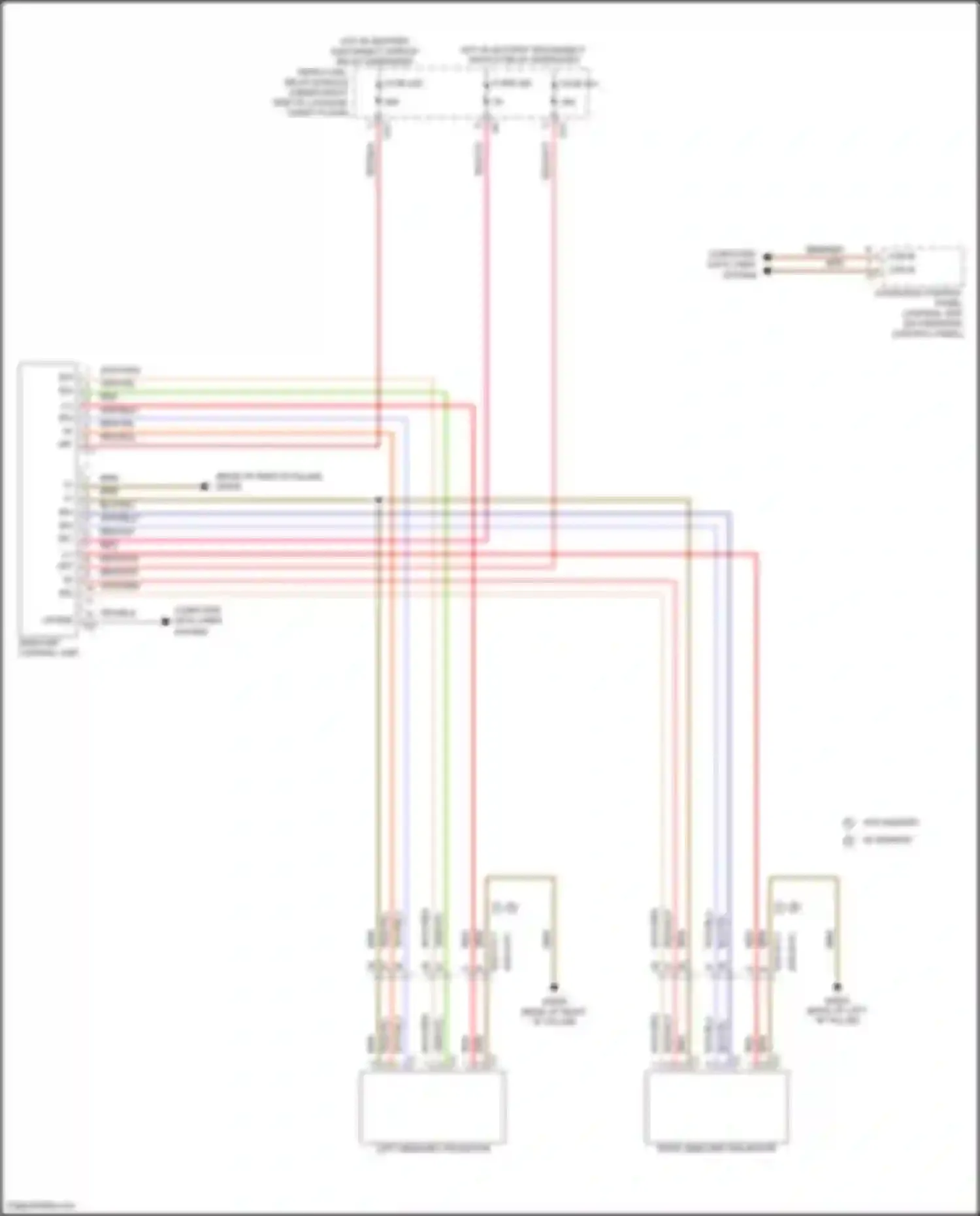 C-class Mercedes-Benz W205/S205/C205/A205 facelift (2018-2021): Airscarf system circuit