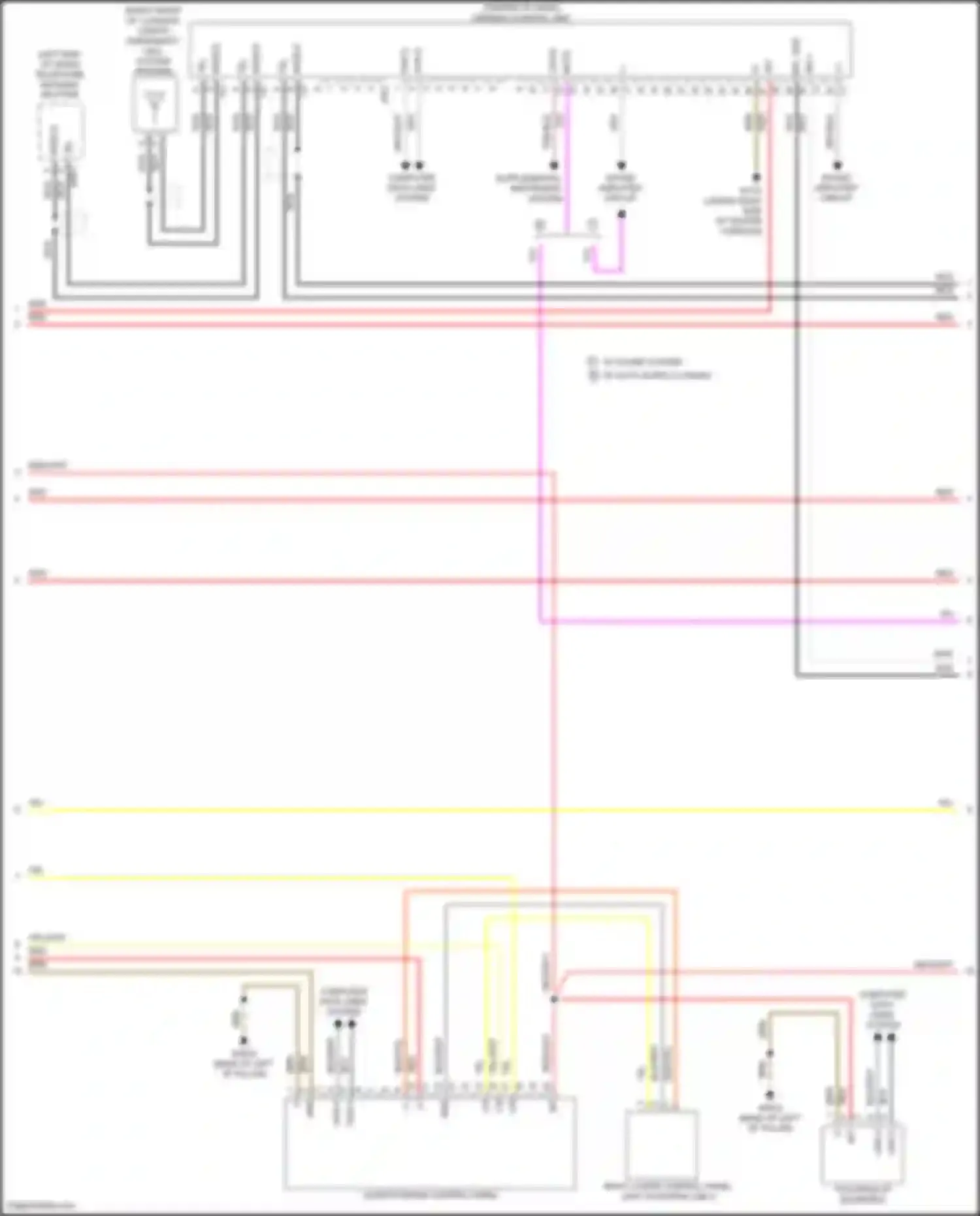 C-class Mercedes-Benz W205/S205/C205/A205 facelift (2018-2021): Comand actuation circuit (2 of 6)