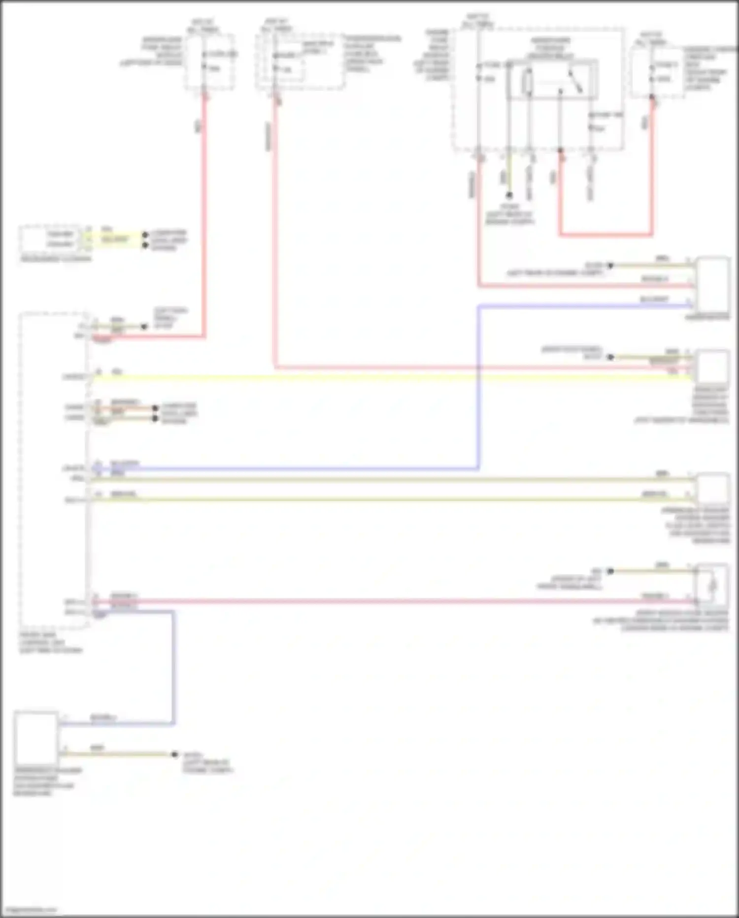 C-class Mercedes-Benz W205/S205/C205/A205 facelift (2018-2021): Wiper/washer circuit