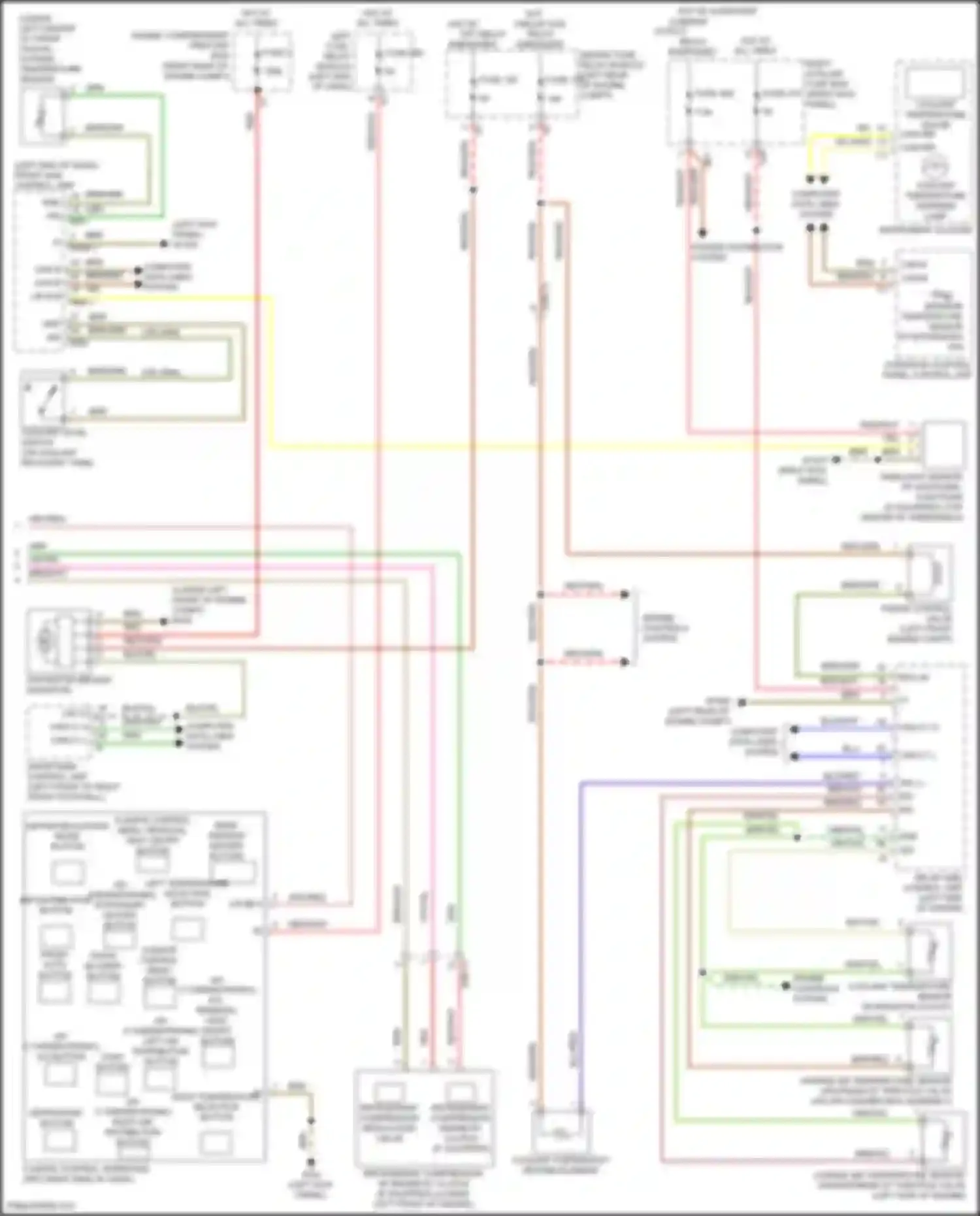 C-class Mercedes-Benz W205/S205/C205/A205 (2014-2018): Automatic a/c circuit (3 of 3)