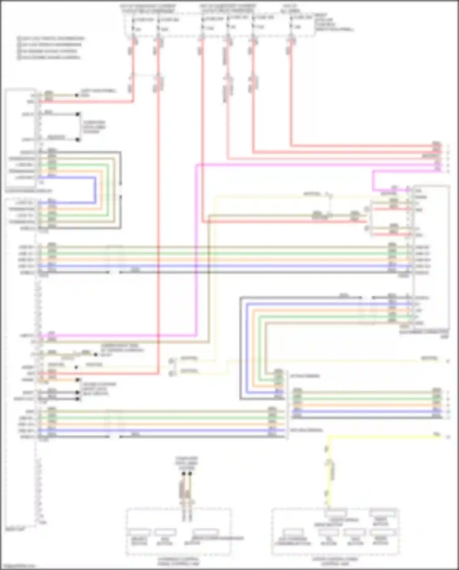 C-class Mercedes-Benz W205/S205/C205/A205 (2014-2018): Comand actuation circuit (1 of 5)