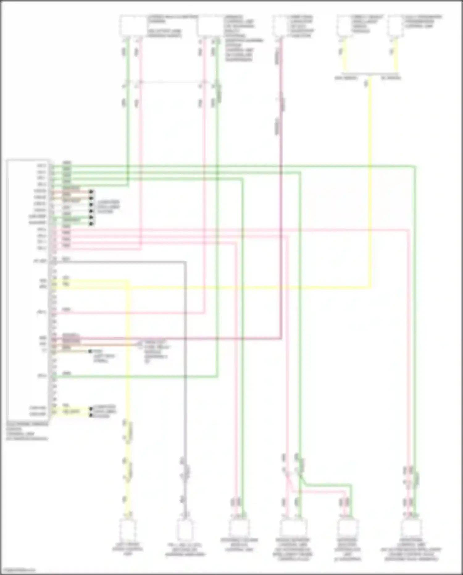 C-class Mercedes-Benz W205/S205/C205/A205 (2014-2018): Power distribution circuit (5 of 6)