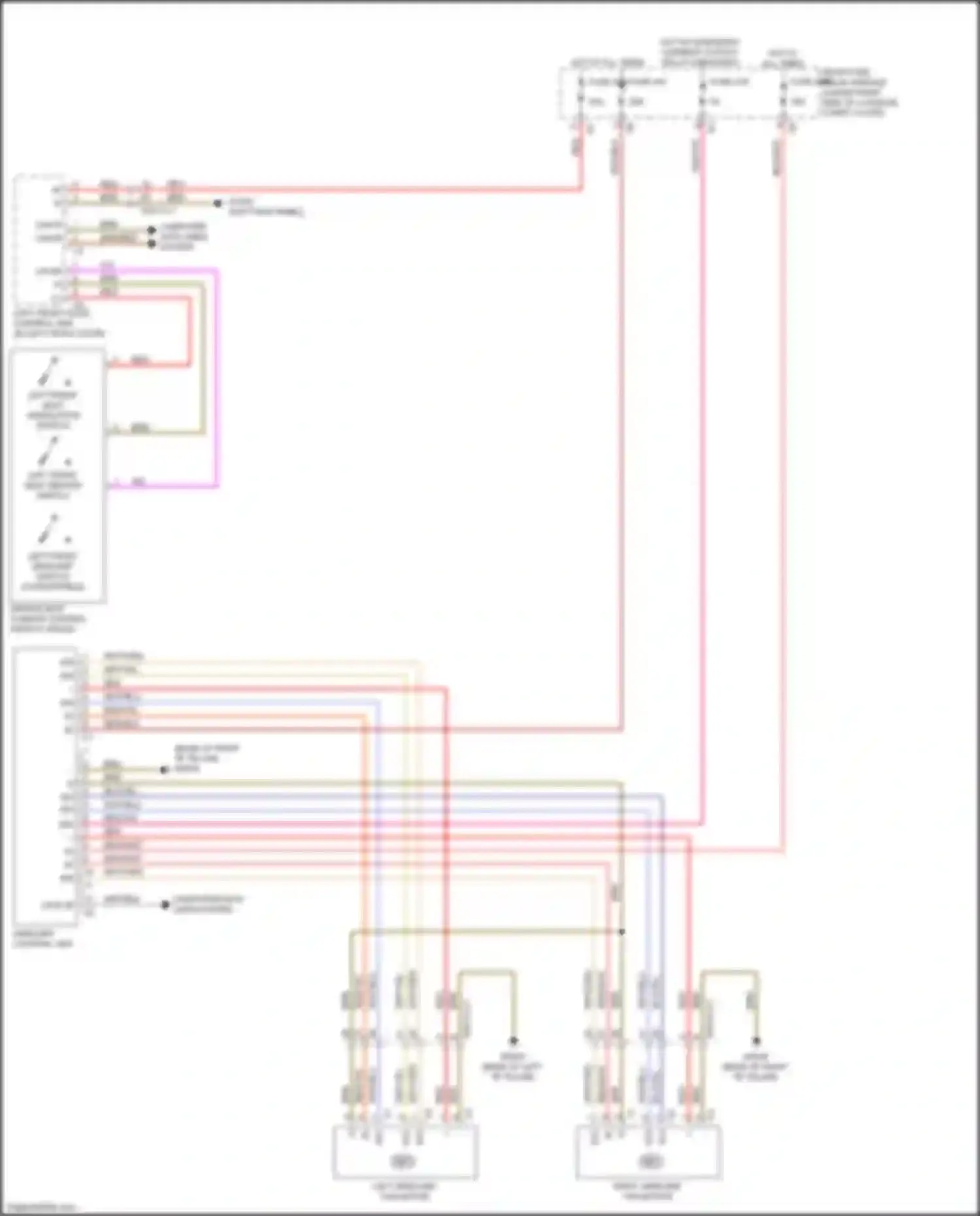 C-class Mercedes-Benz W205/S205/C205/A205 (2014-2018): Airscarf system circuit