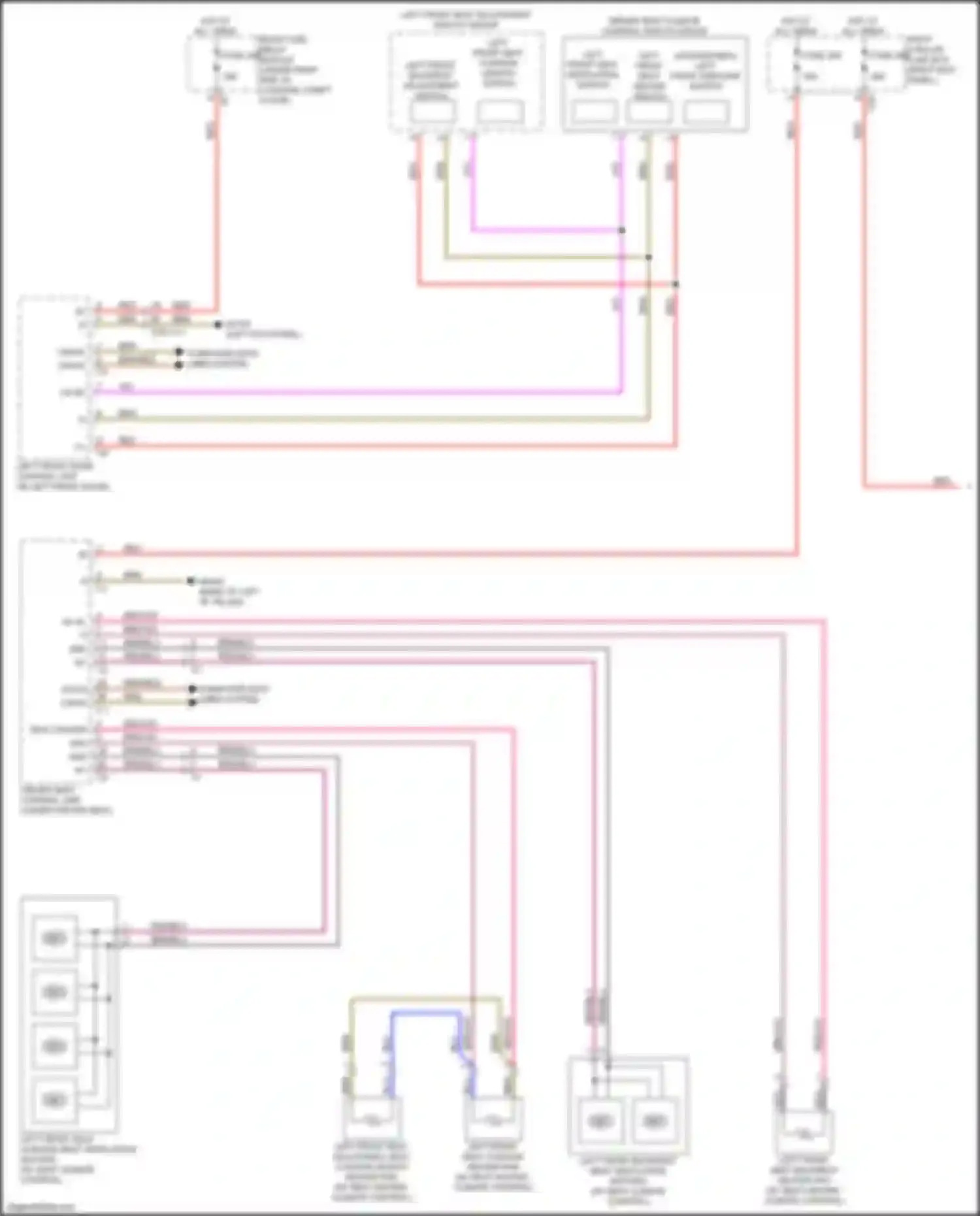 C-class Mercedes-Benz W205/S205/C205/A205 (2014-2018): Front ventilation & heated seat circuit, w/ memory (1 of 2)