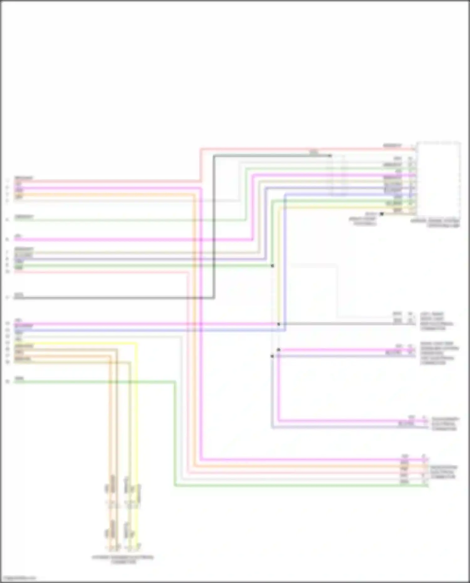CLA-class Mercedes-Benz C117/X117 facelift (2016-2019): Panic alarm circuit (2 of 2)