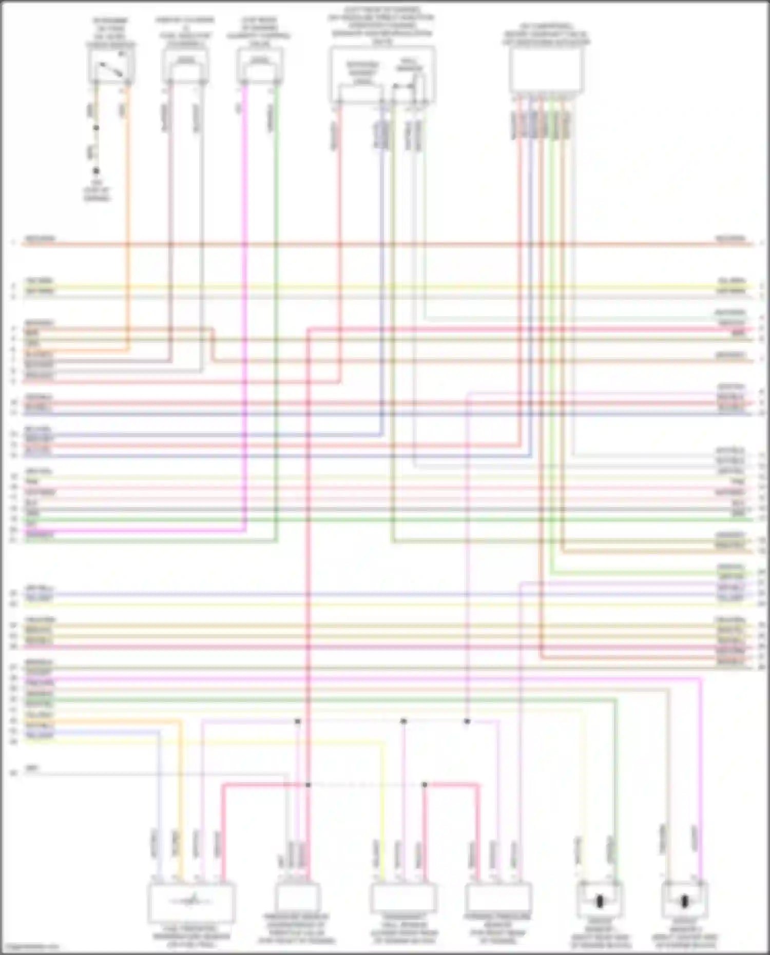 CLA-class Mercedes-Benz C117/X117 facelift (2016-2019): Wiring diagram engine performance 2.0l turbo flex (4 of 7)