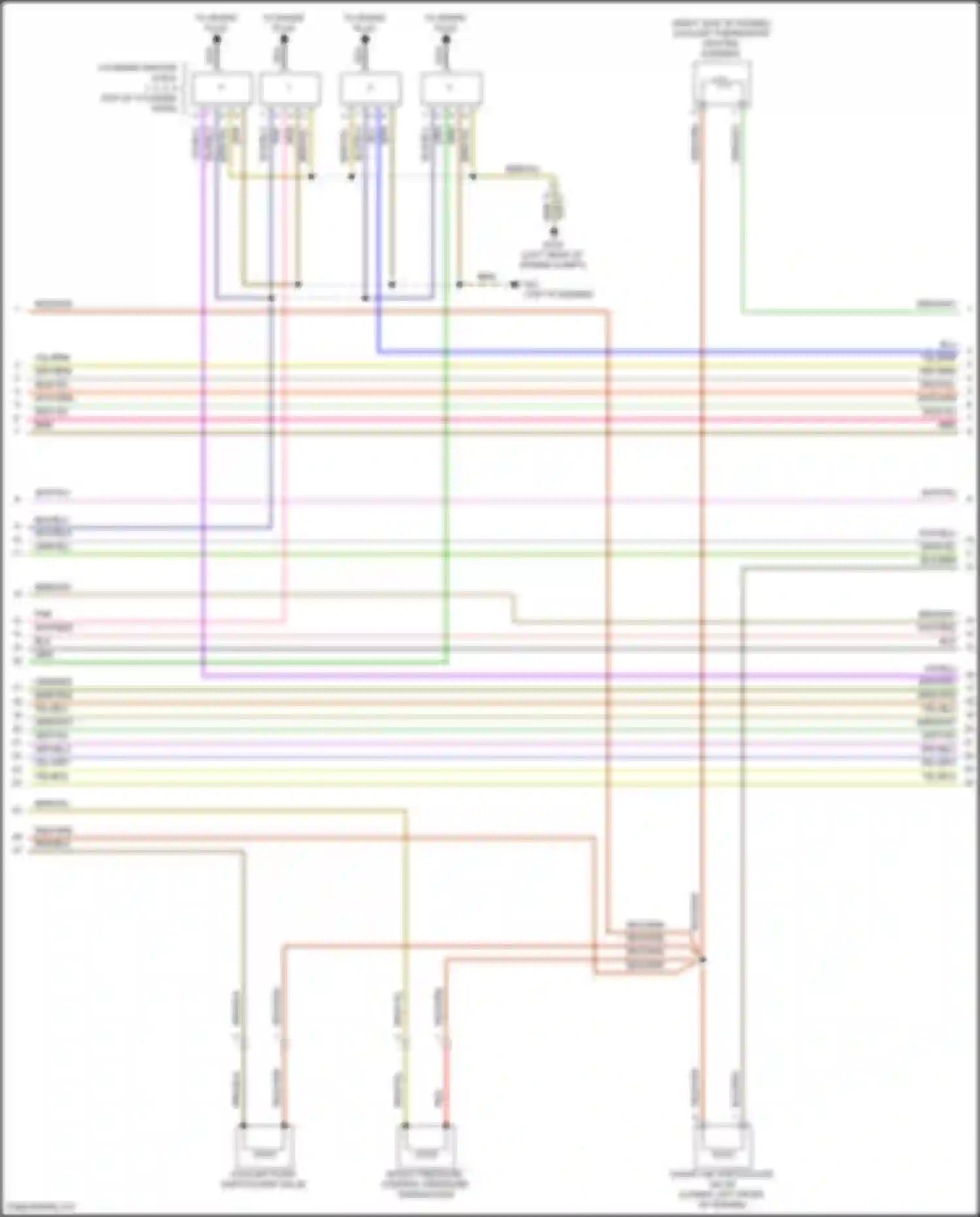 CLA-class Mercedes-Benz C117/X117 facelift (2016-2019): Wiring diagram engine performance 2.0l turbo flex (6 of 7)