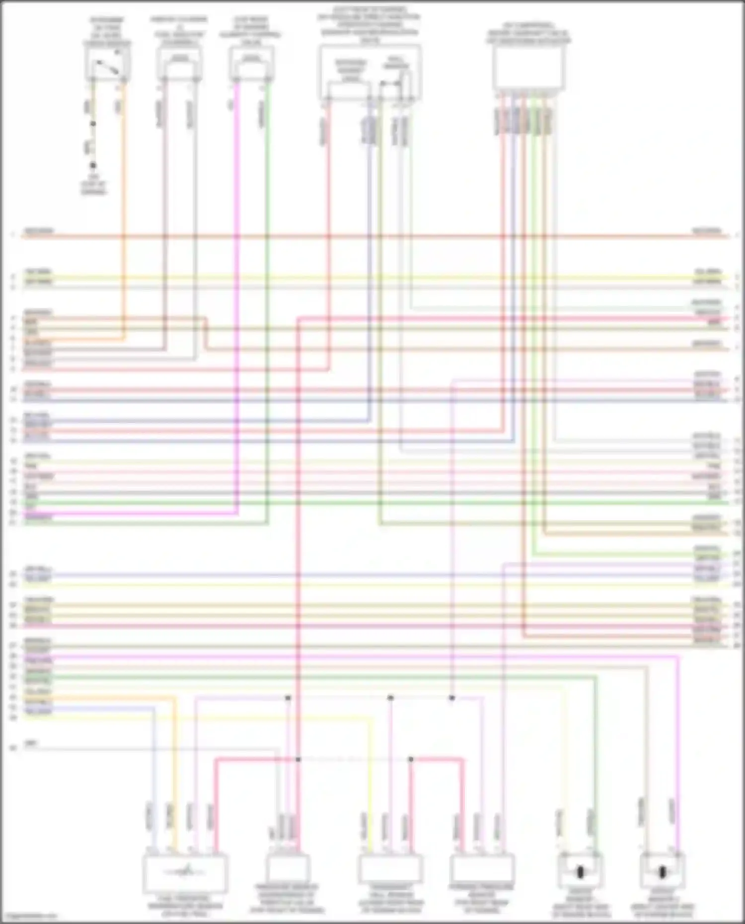 CLA-class Mercedes-Benz C117/X117 facelift (2016-2019): Wiring diagram engine performance 2.0l turbo (4 of 7)
