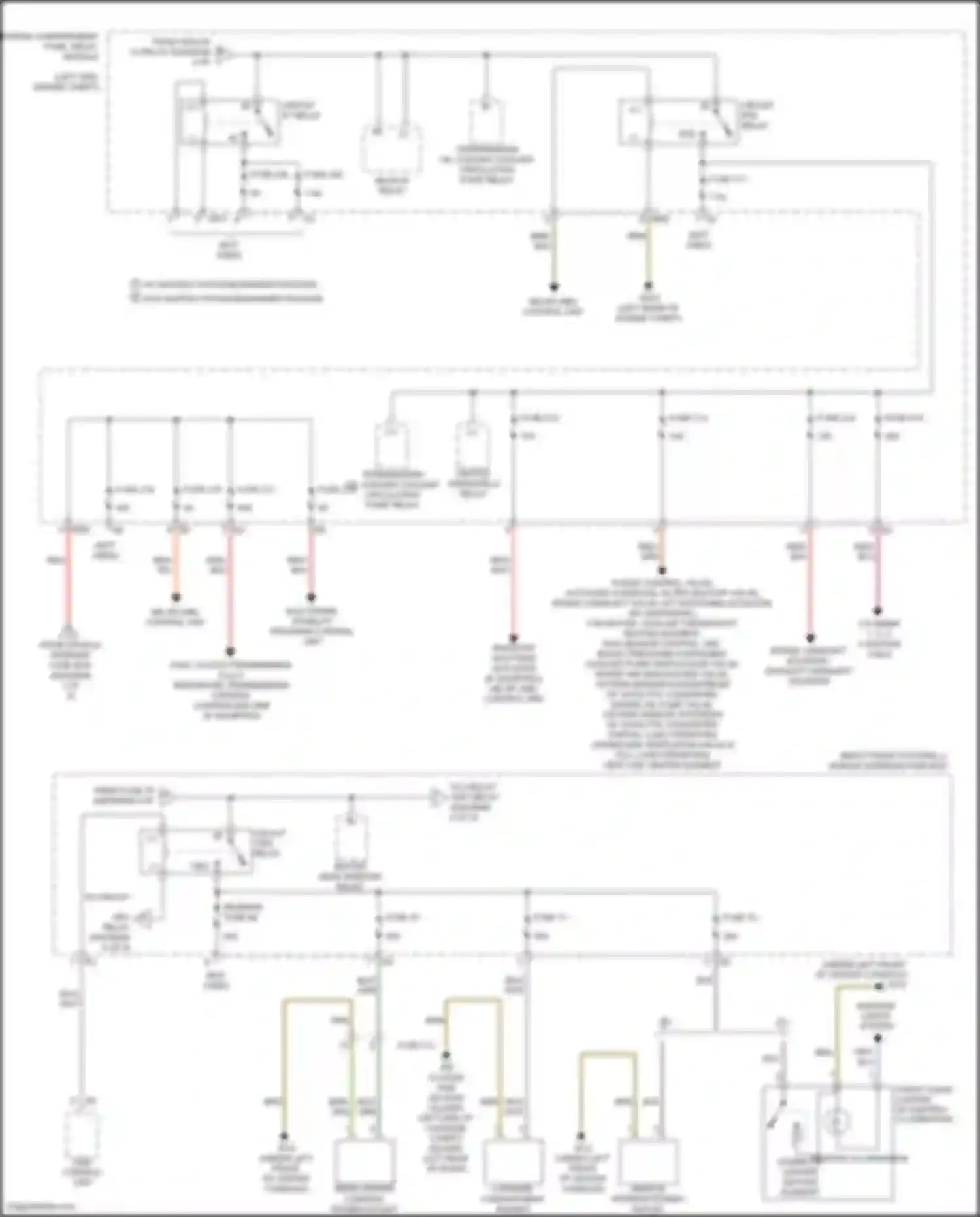 CLA-class Mercedes-Benz C117/X117 facelift (2016-2019): Power distribution circuit (3 of 5)